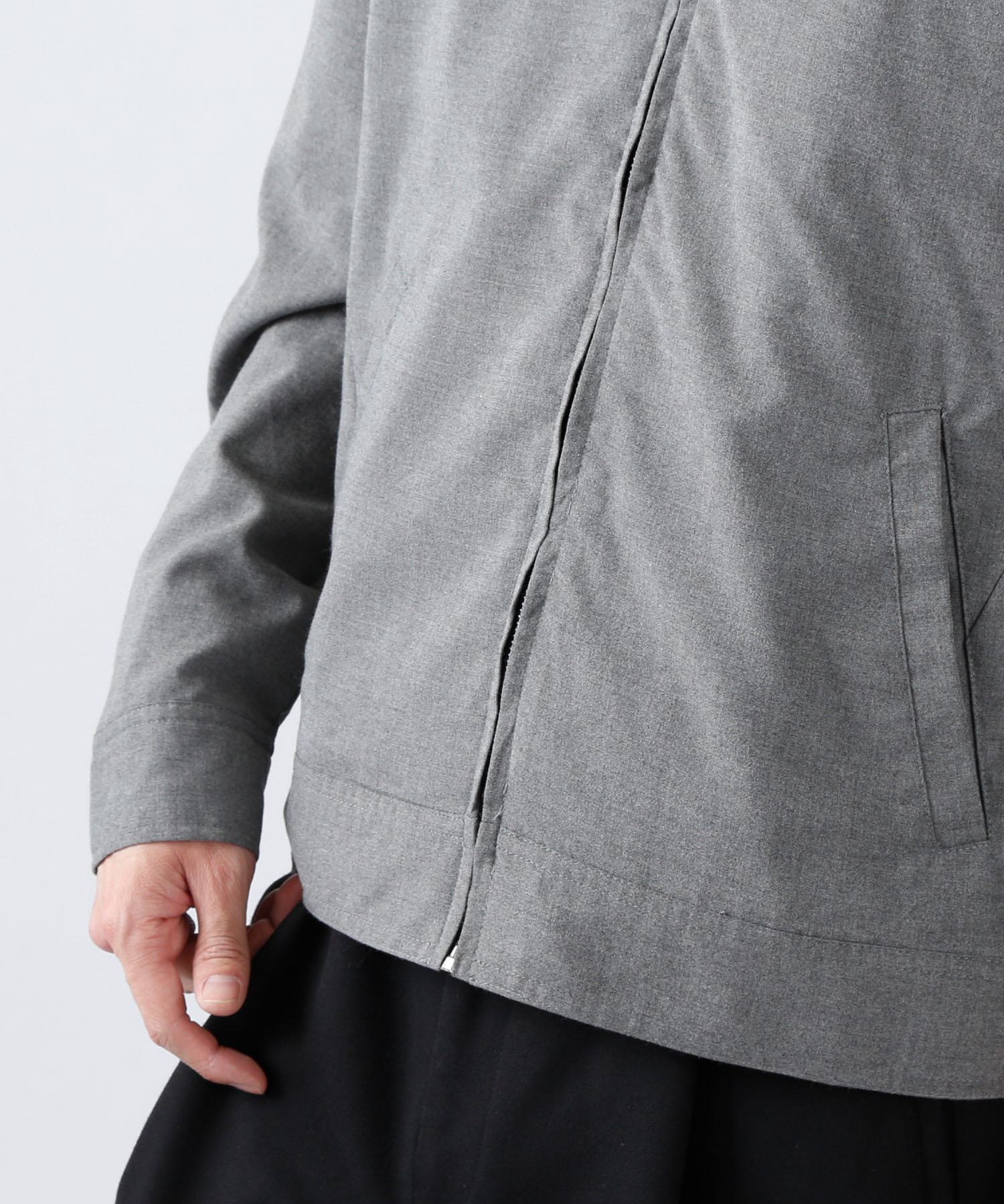 スウィングトップ/ジップブルゾン(ストレッチT/R) MONO-MART│MONO