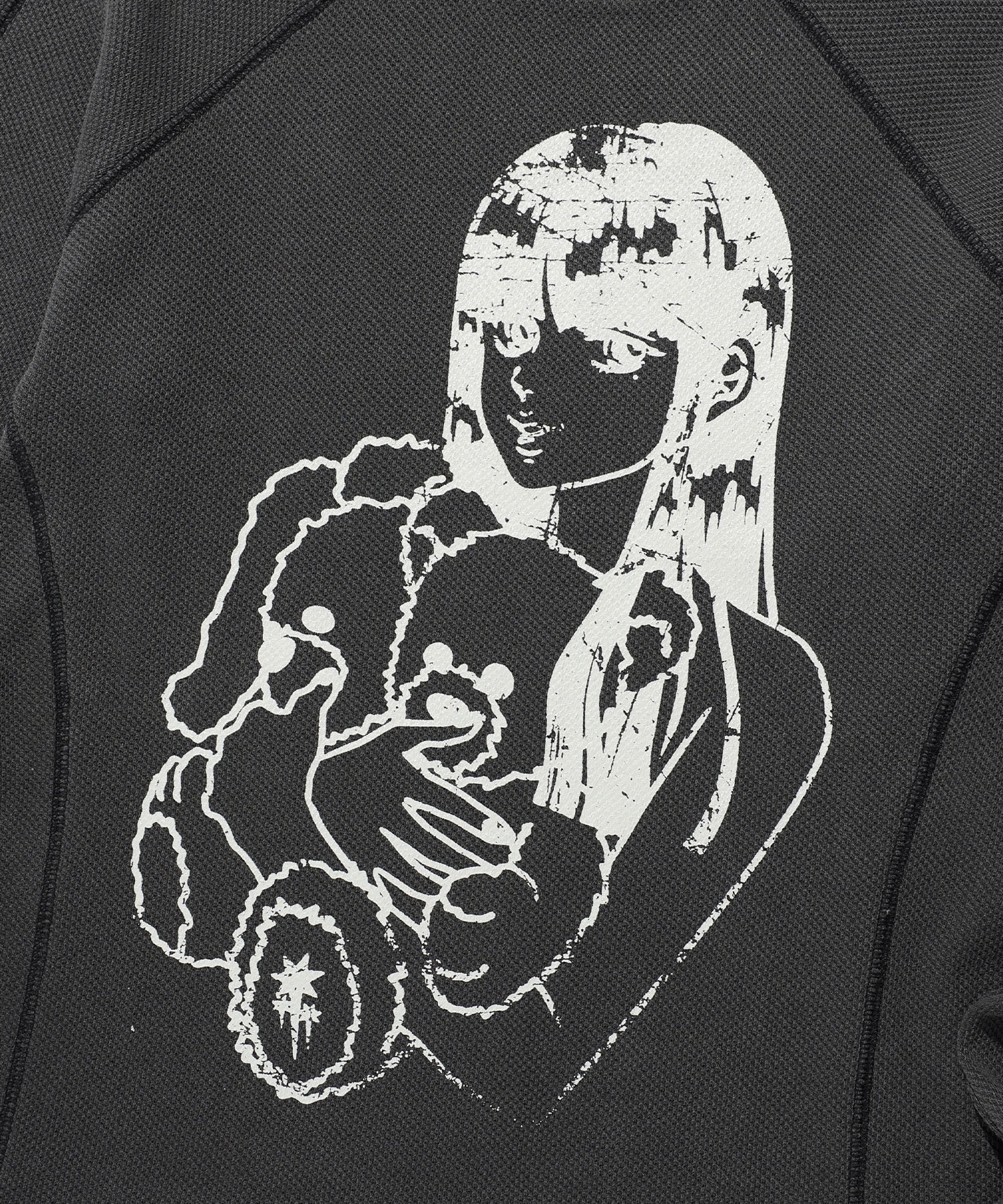 Nice Ghost Club★韓国★男女兼用★DRAWING SKELETON TEE 2色 A'GEM/9 × .kom 『NICE GHOST CLUB/ナイスゴーストクラブ
