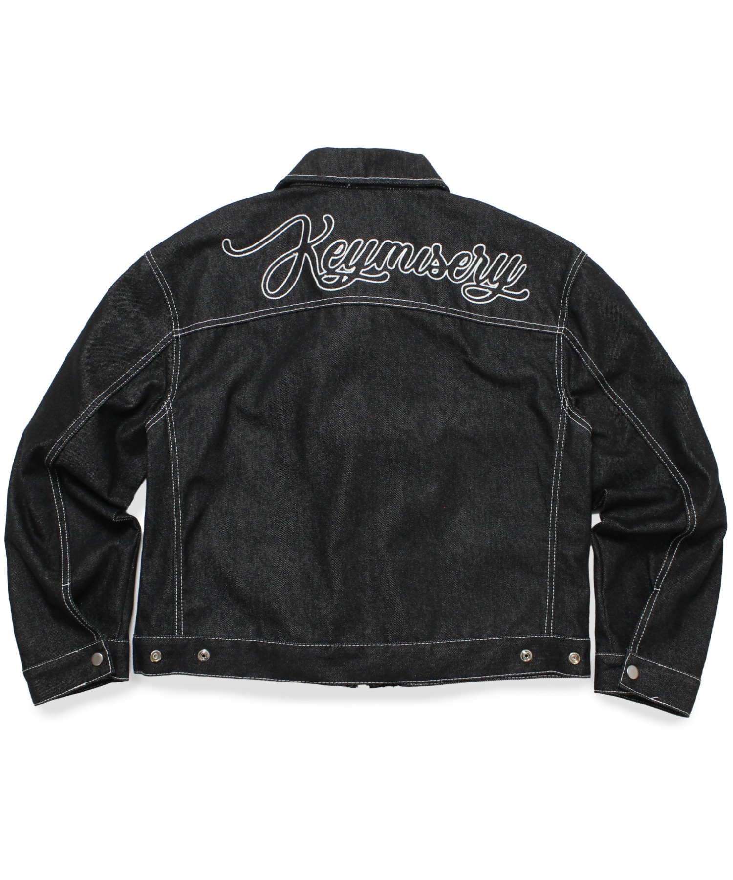 A'GEM/9 × .kom 『KEYMISERY/キーミザリー』 Cropped Buckle Denim