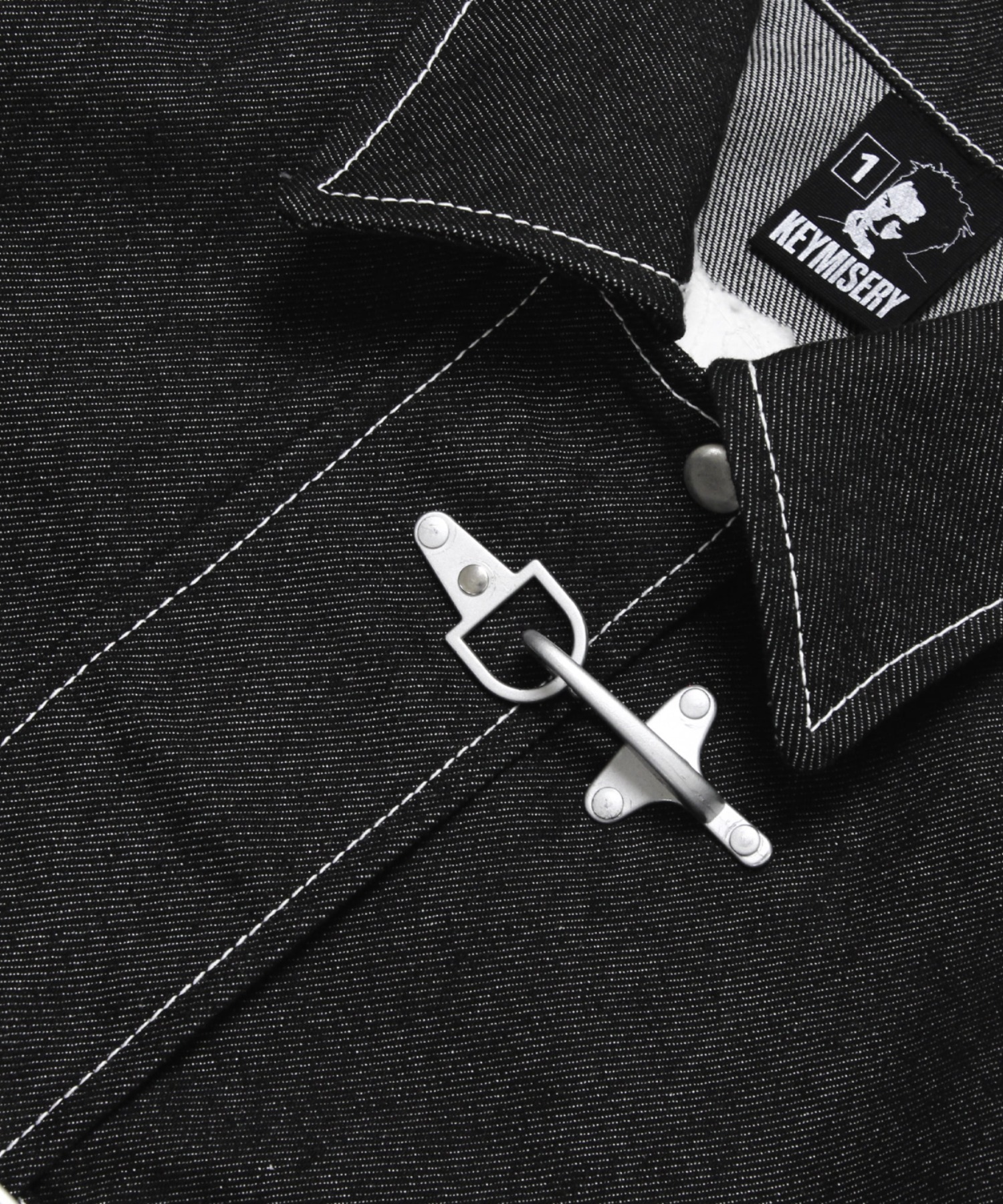 美品 慈雨 25SS ギンガム絞ジャケット 25oz Zero War Denim Jacket 