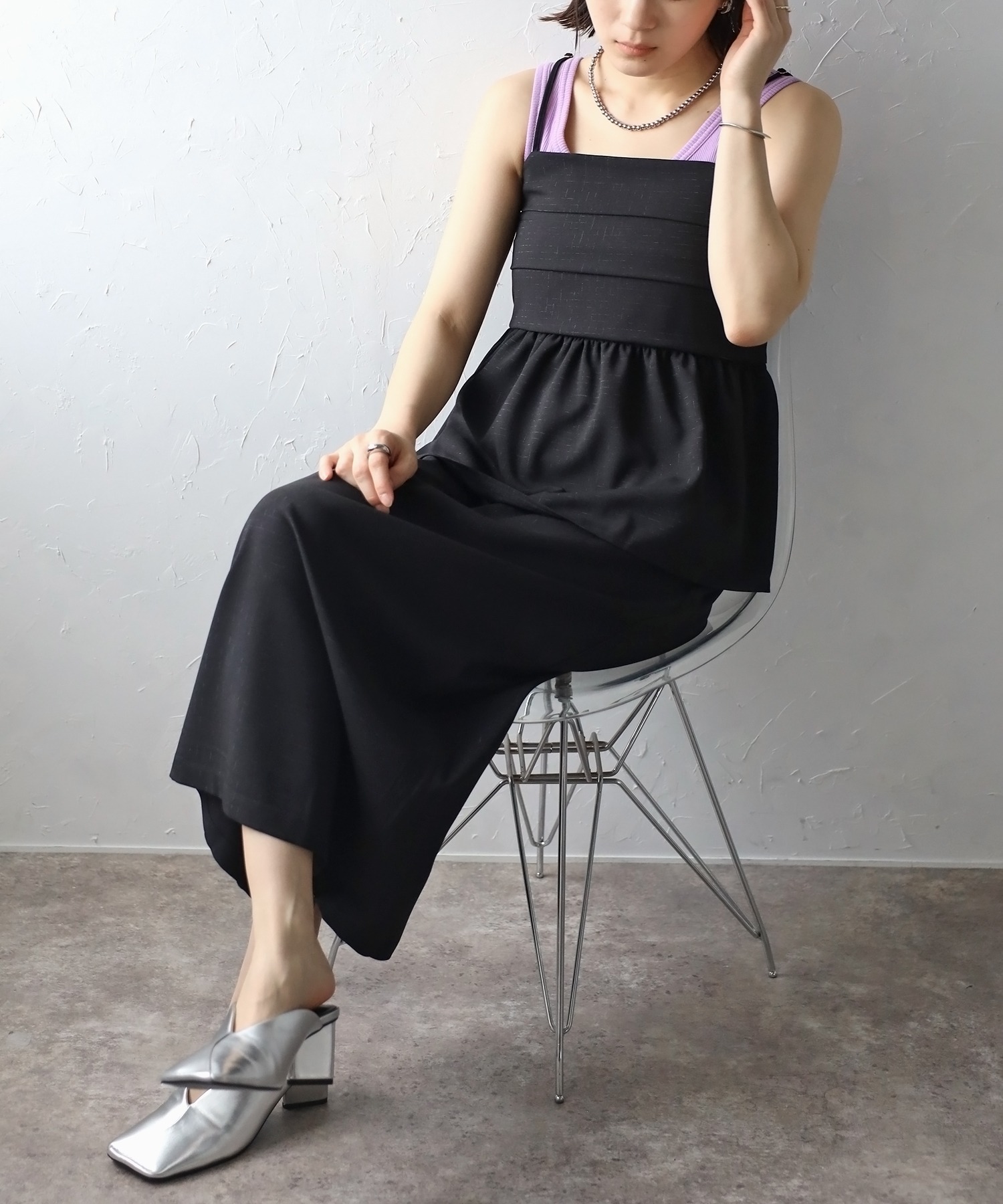 model：H163 着用サイズ：FREE