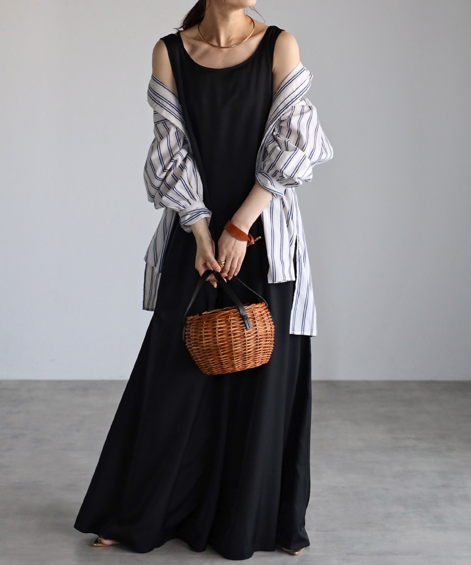 model：H158 着用サイズ：FREE