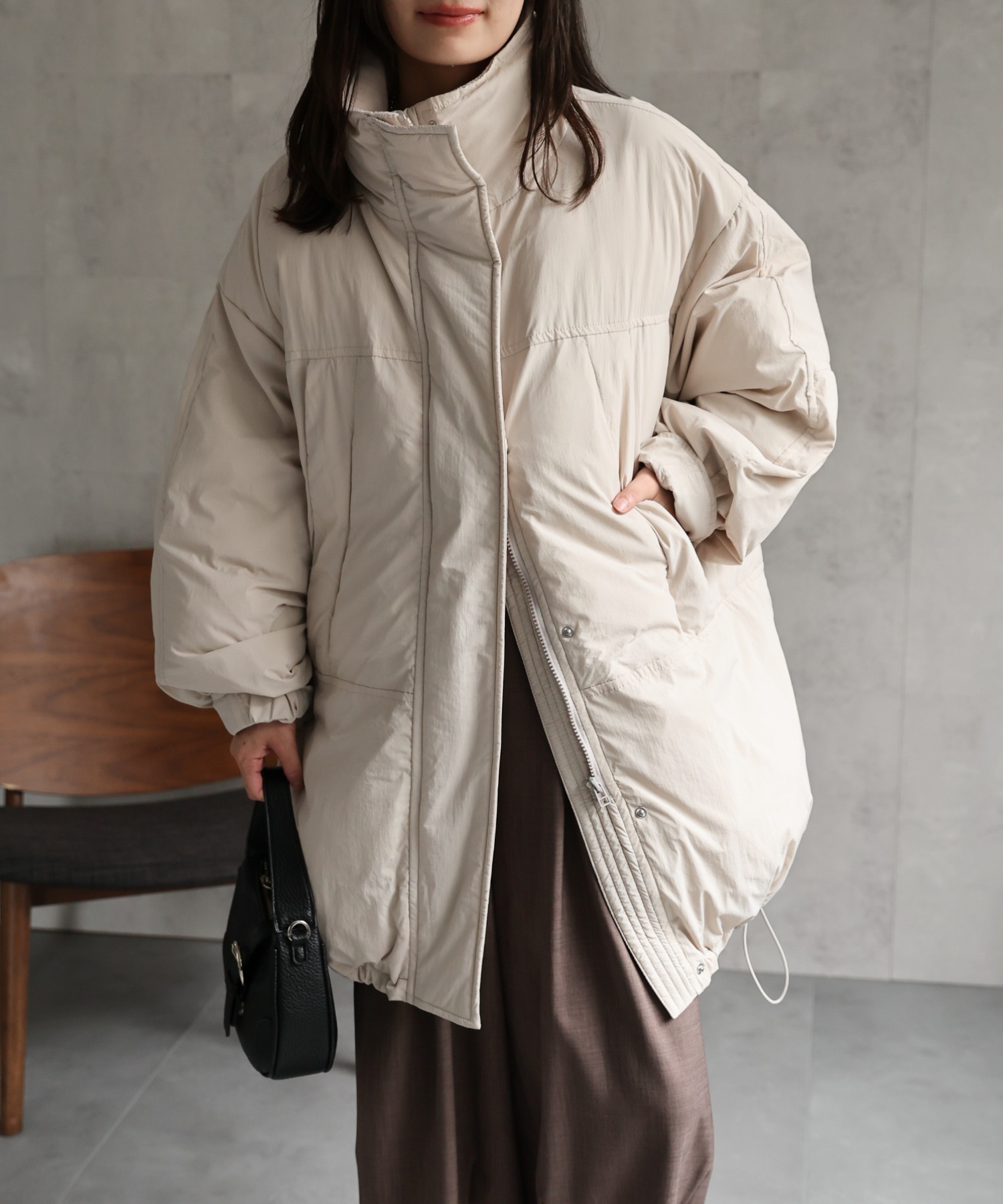 model：156cm 着用サイズ：FREE