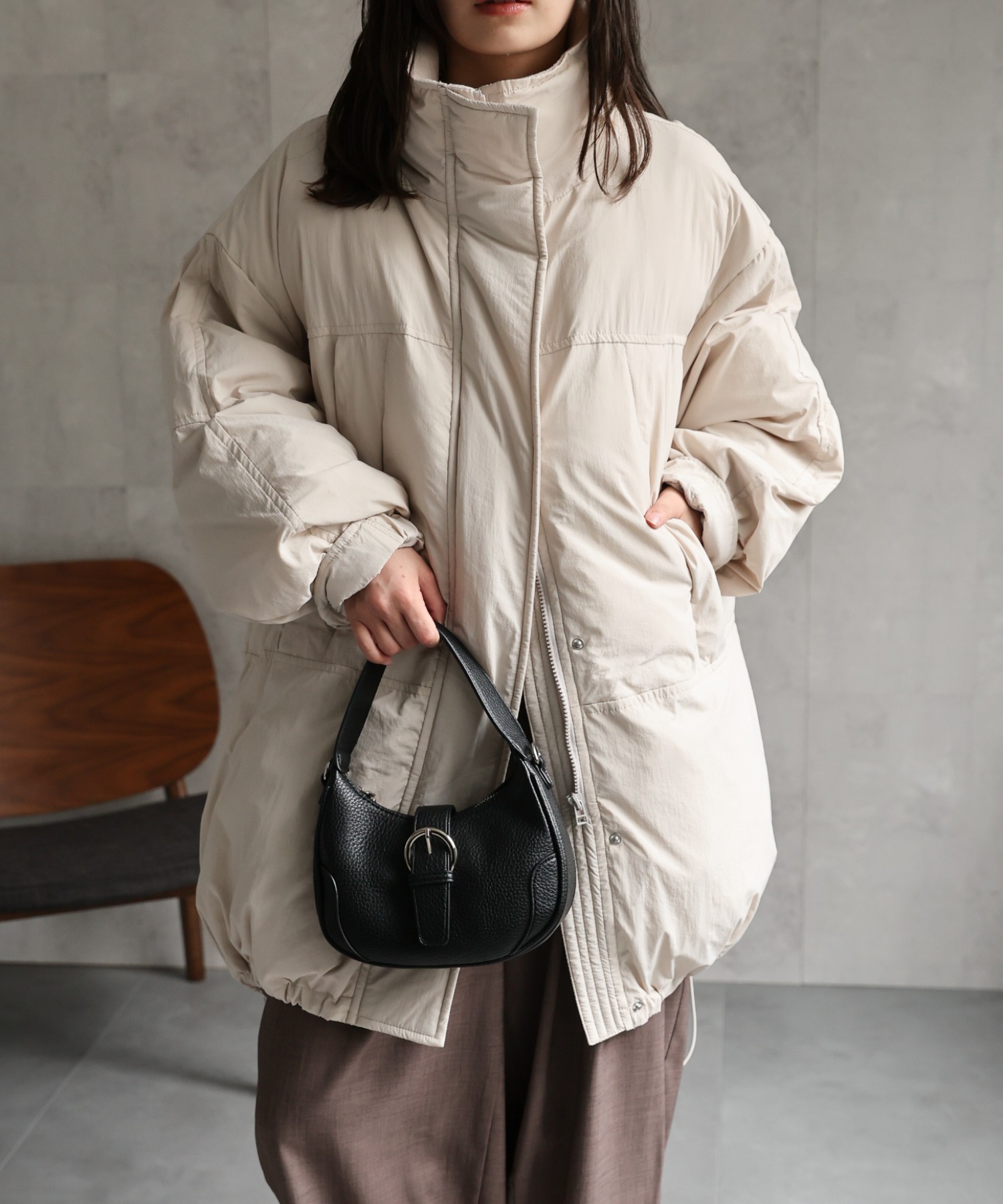 model：156cm 着用サイズ：FREE