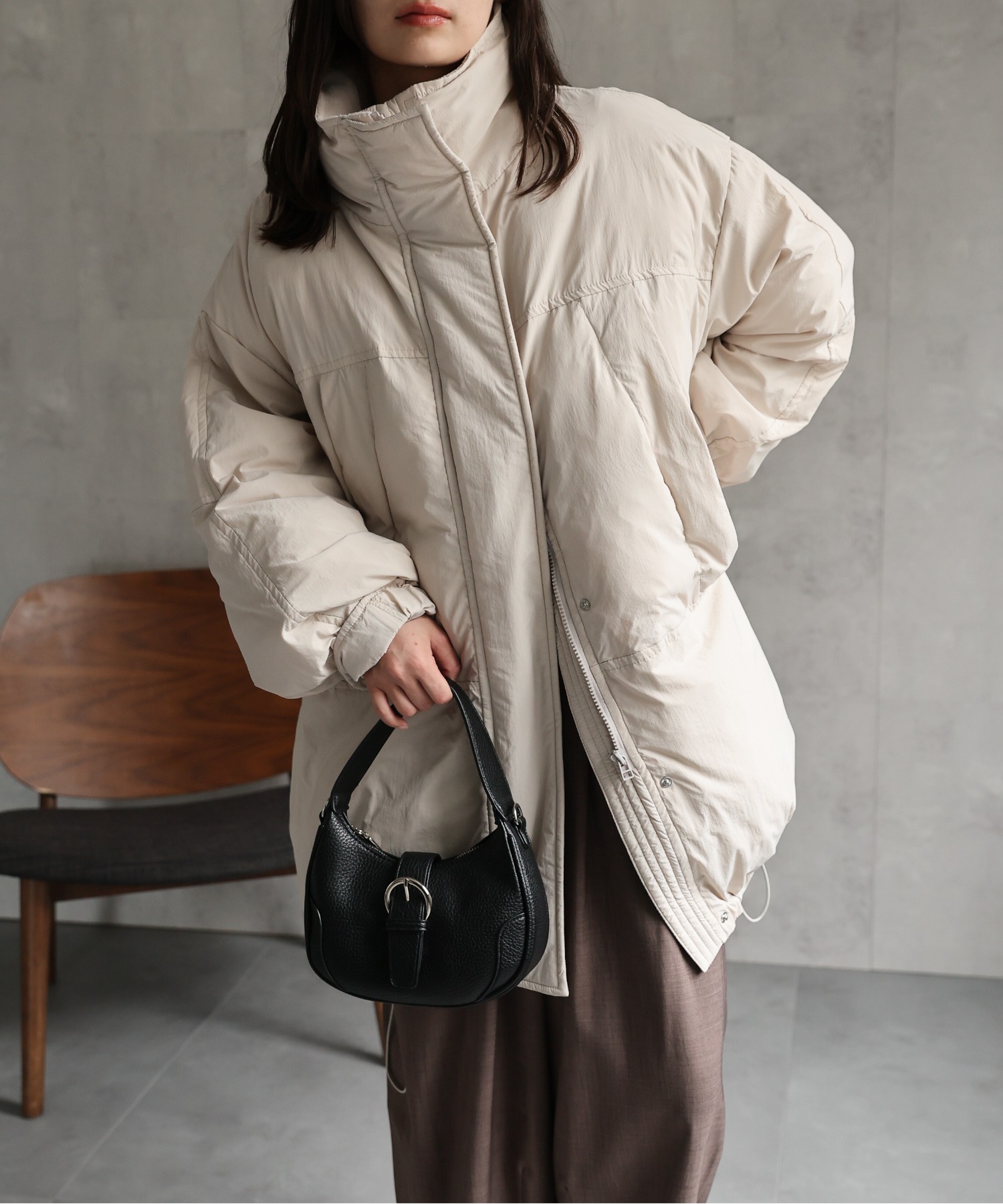 model：156cm 着用サイズ：FREE