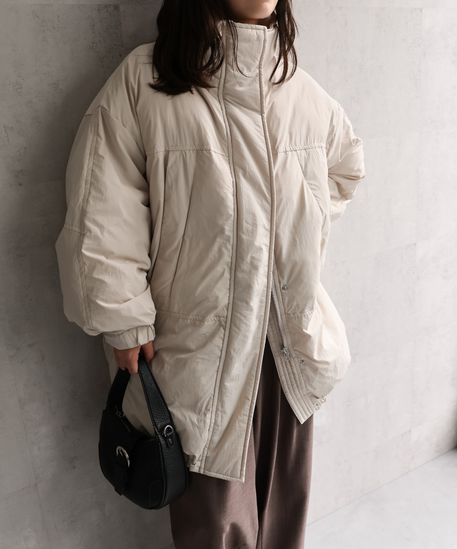 model：156cm 着用サイズ：FREE