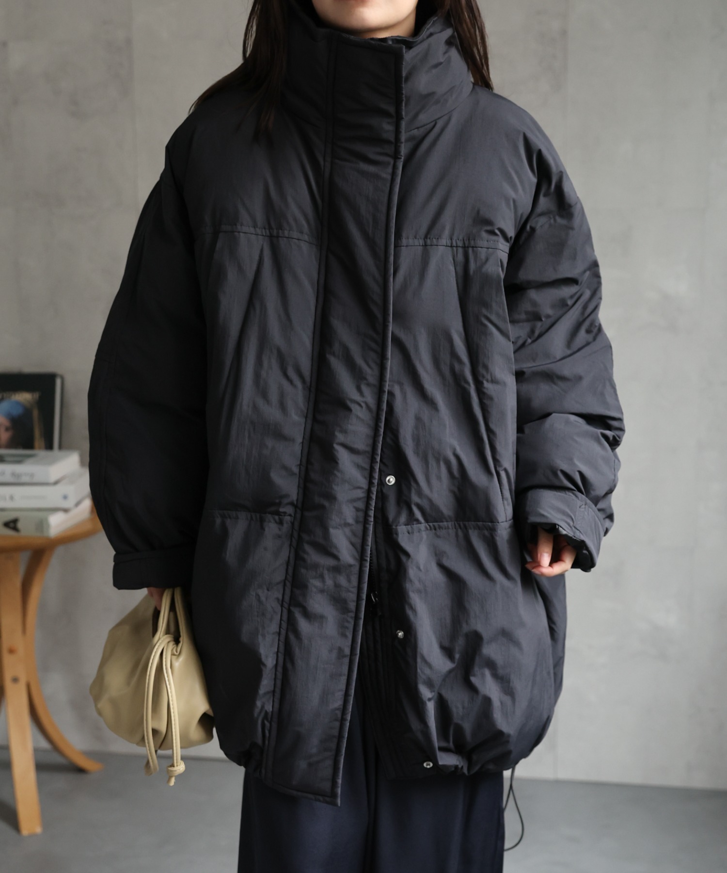model：156cm 着用サイズ：FREE