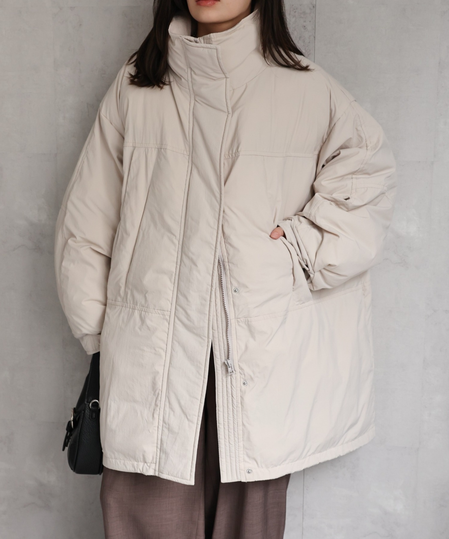 model：156cm 着用サイズ：FREE