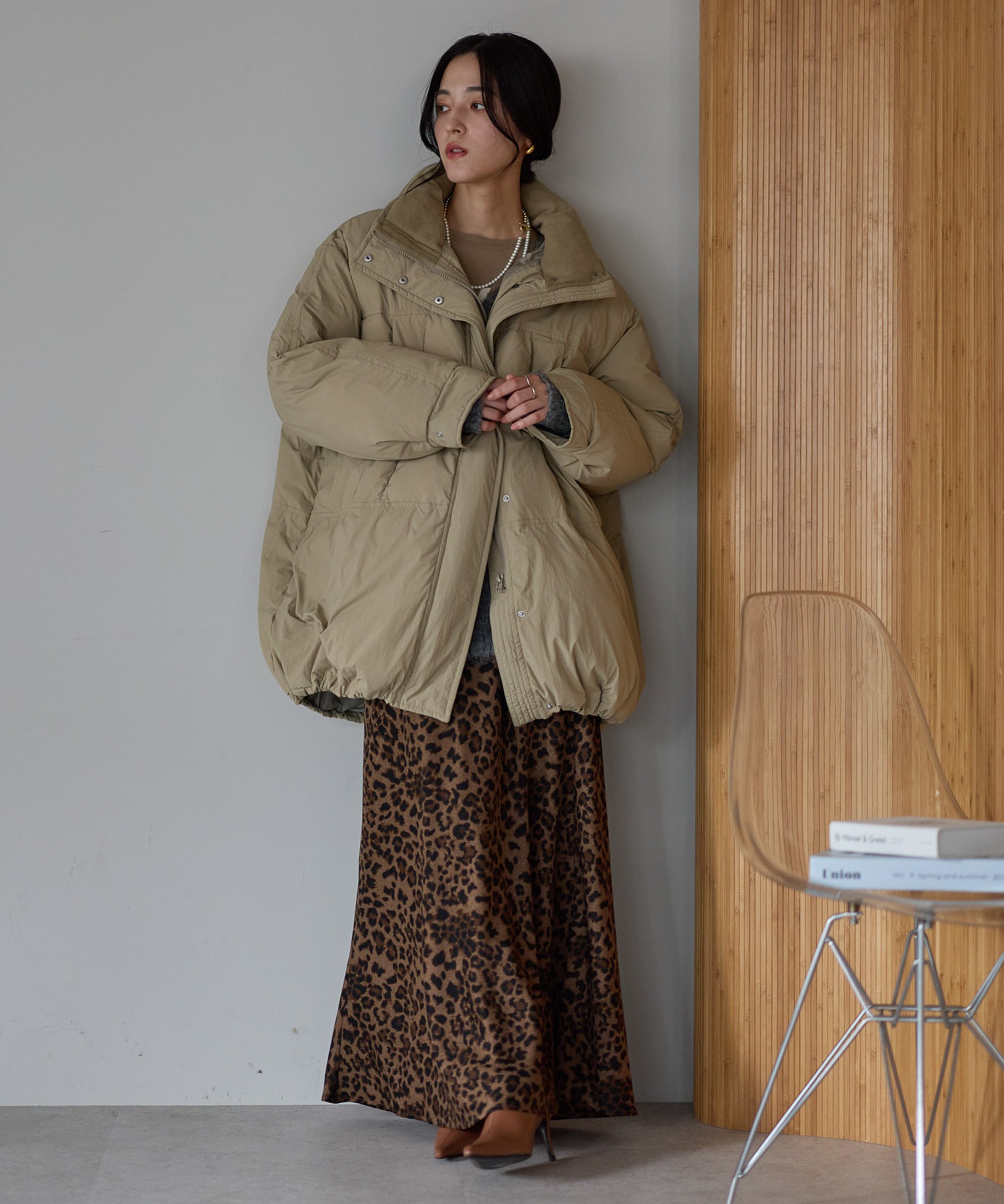 model：161cm 着用サイズ：FREE