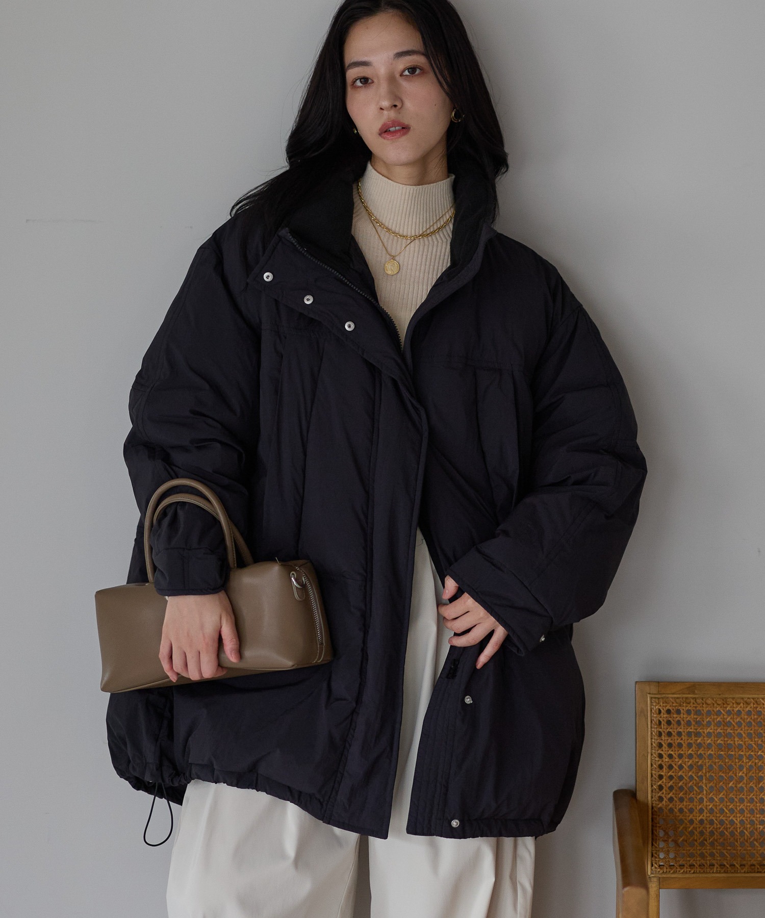 model：161cm 着用サイズ：FREE