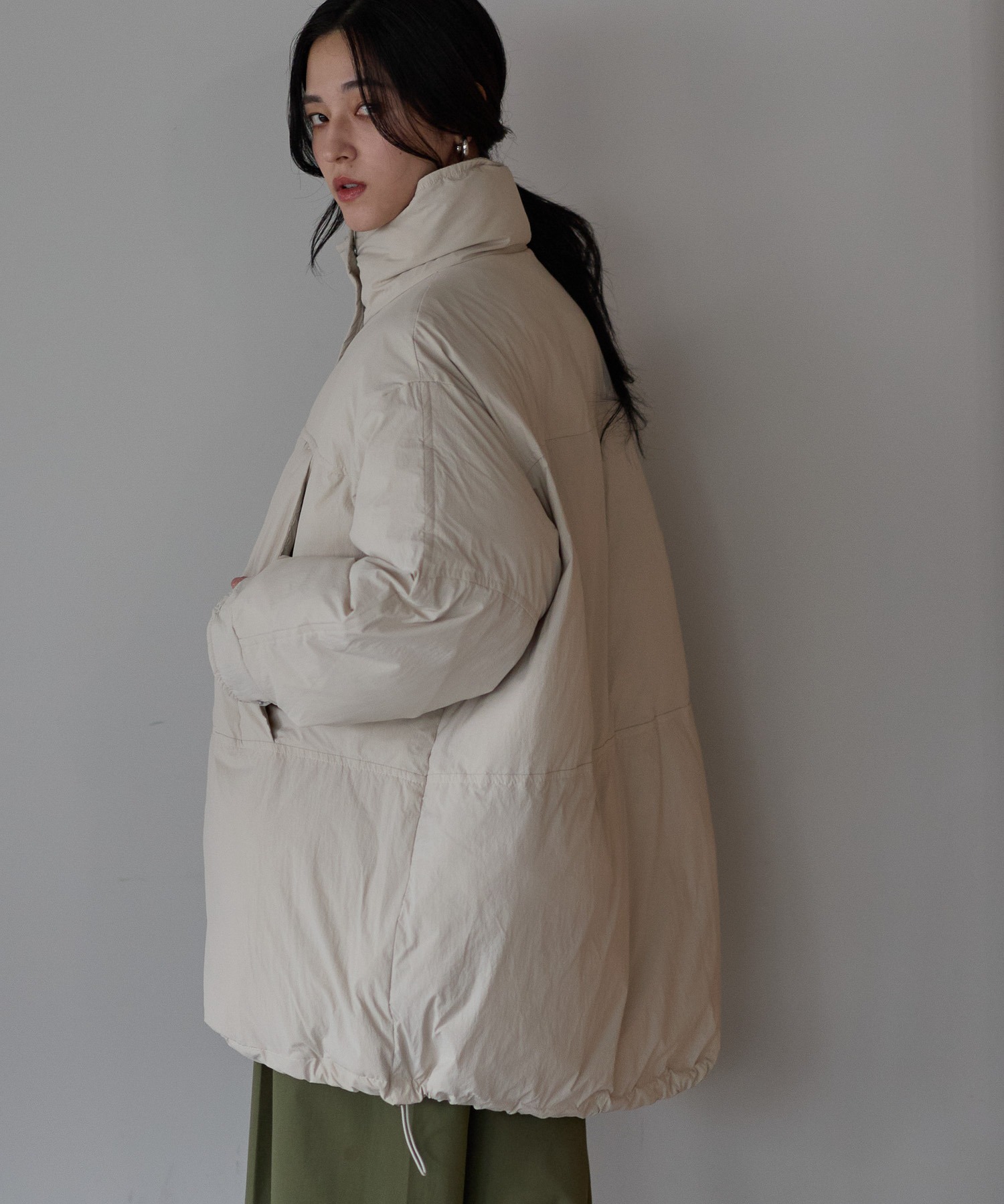 model：161cm 着用サイズ：FREE