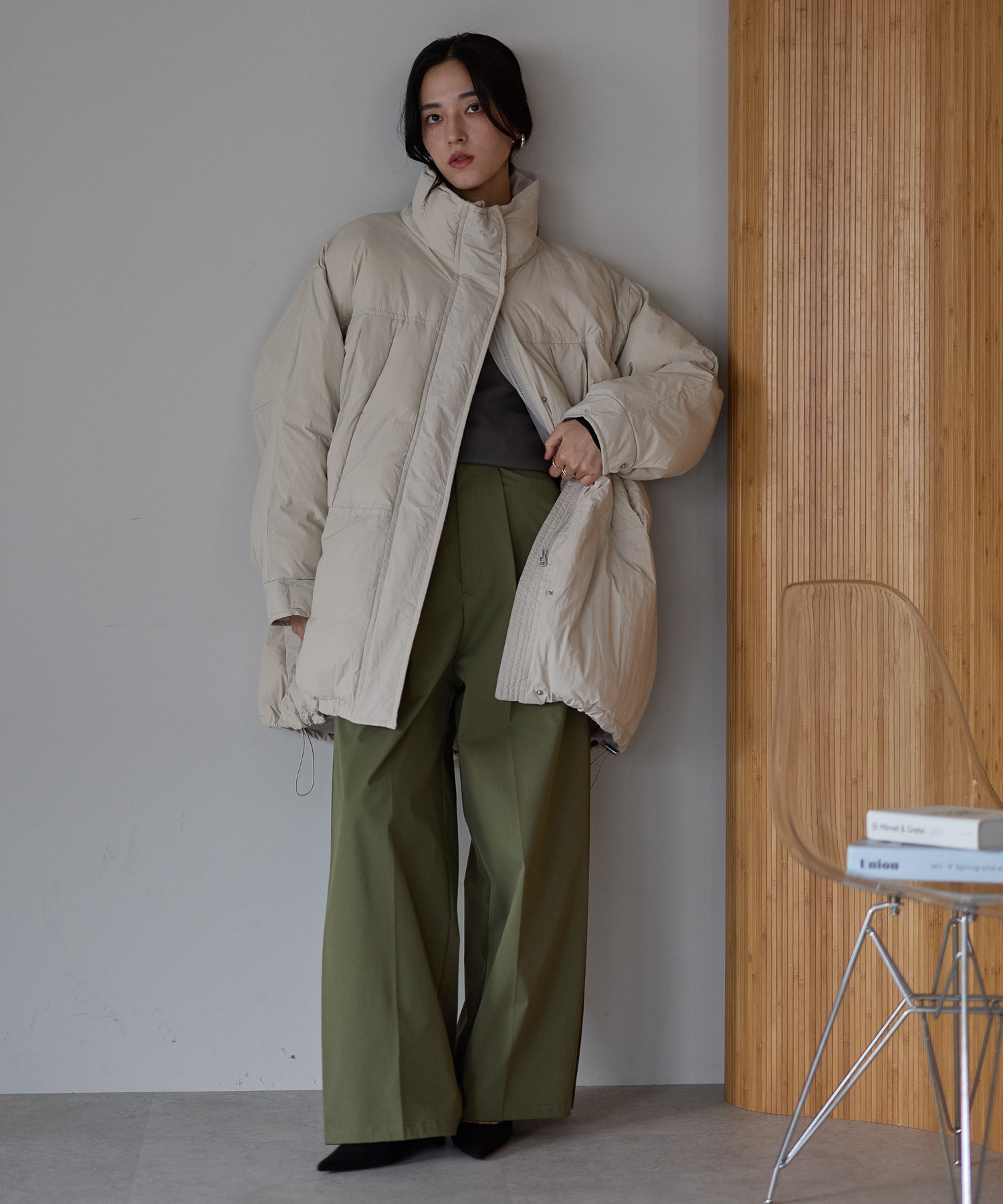 model：161cm 着用サイズ：FREE