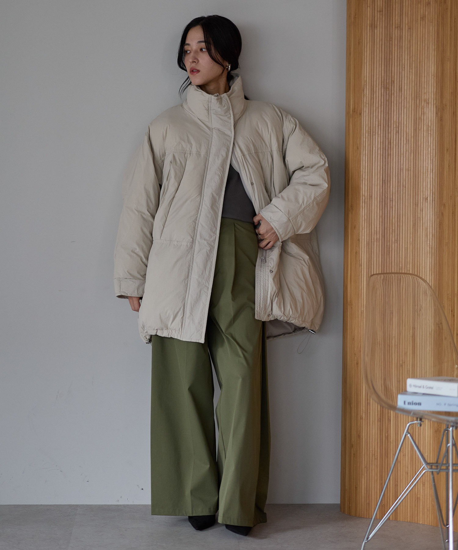 model：161cm 着用サイズ：FREE