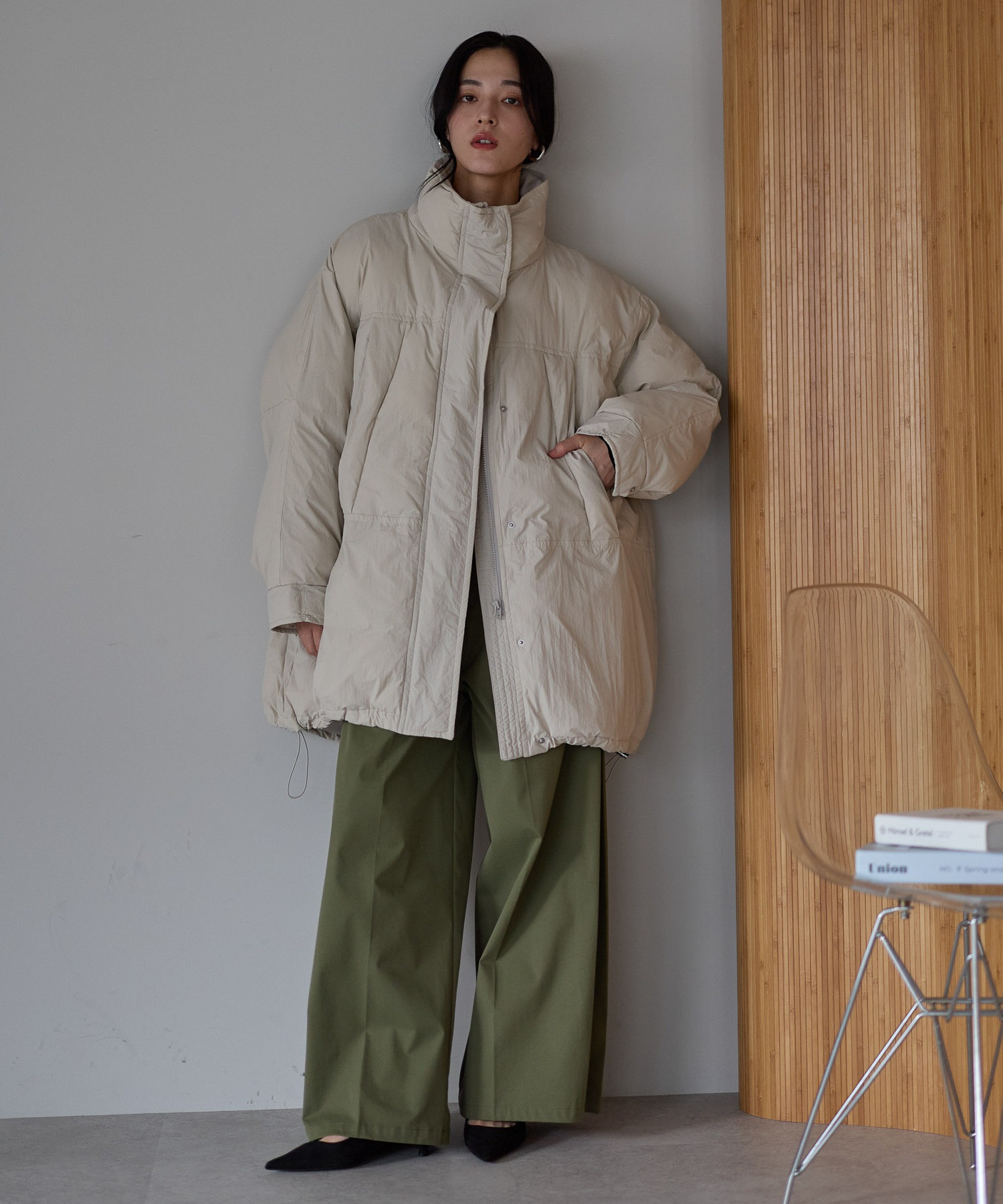 model：161cm 着用サイズ：FREE