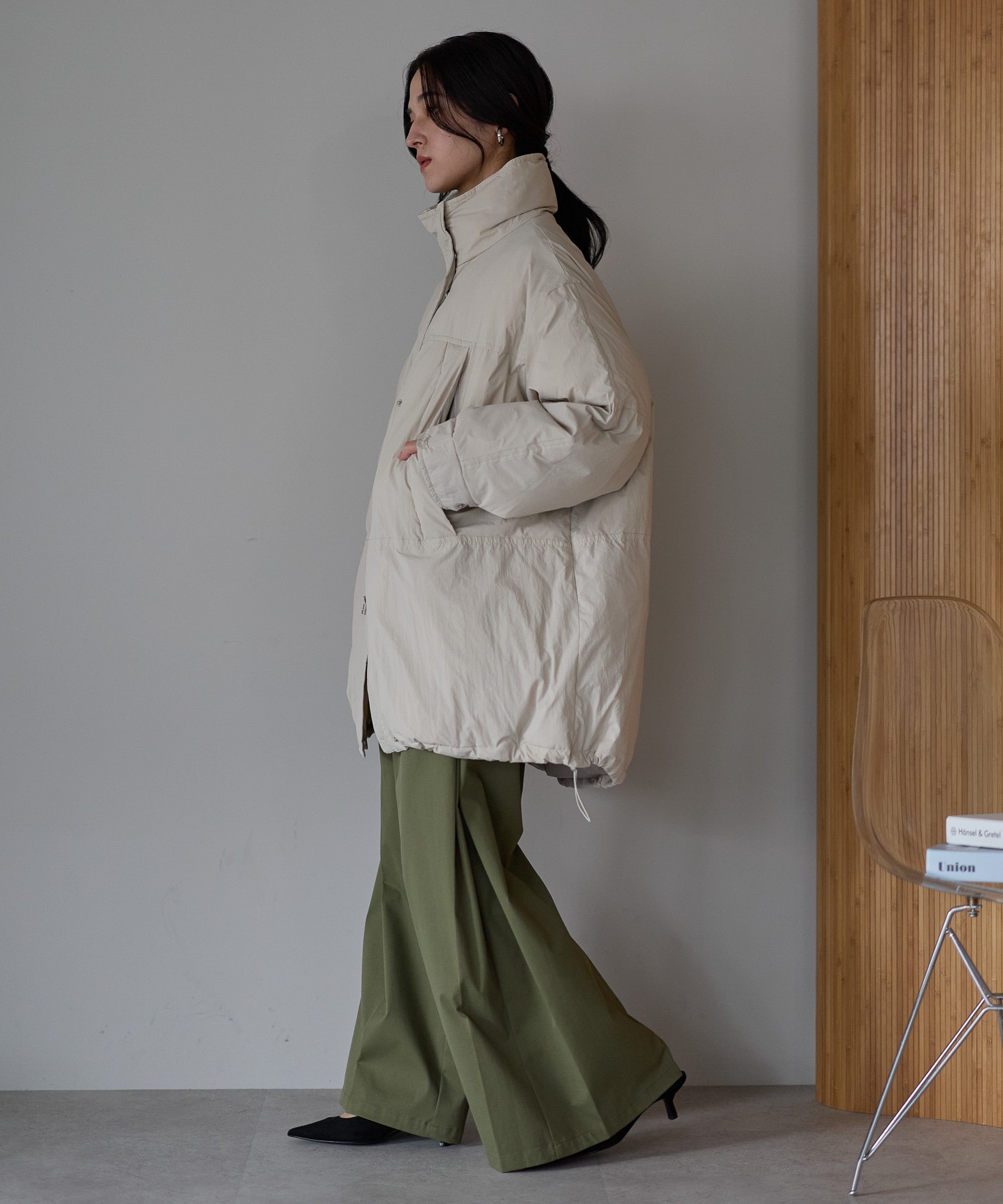 model：161cm 着用サイズ：FREE