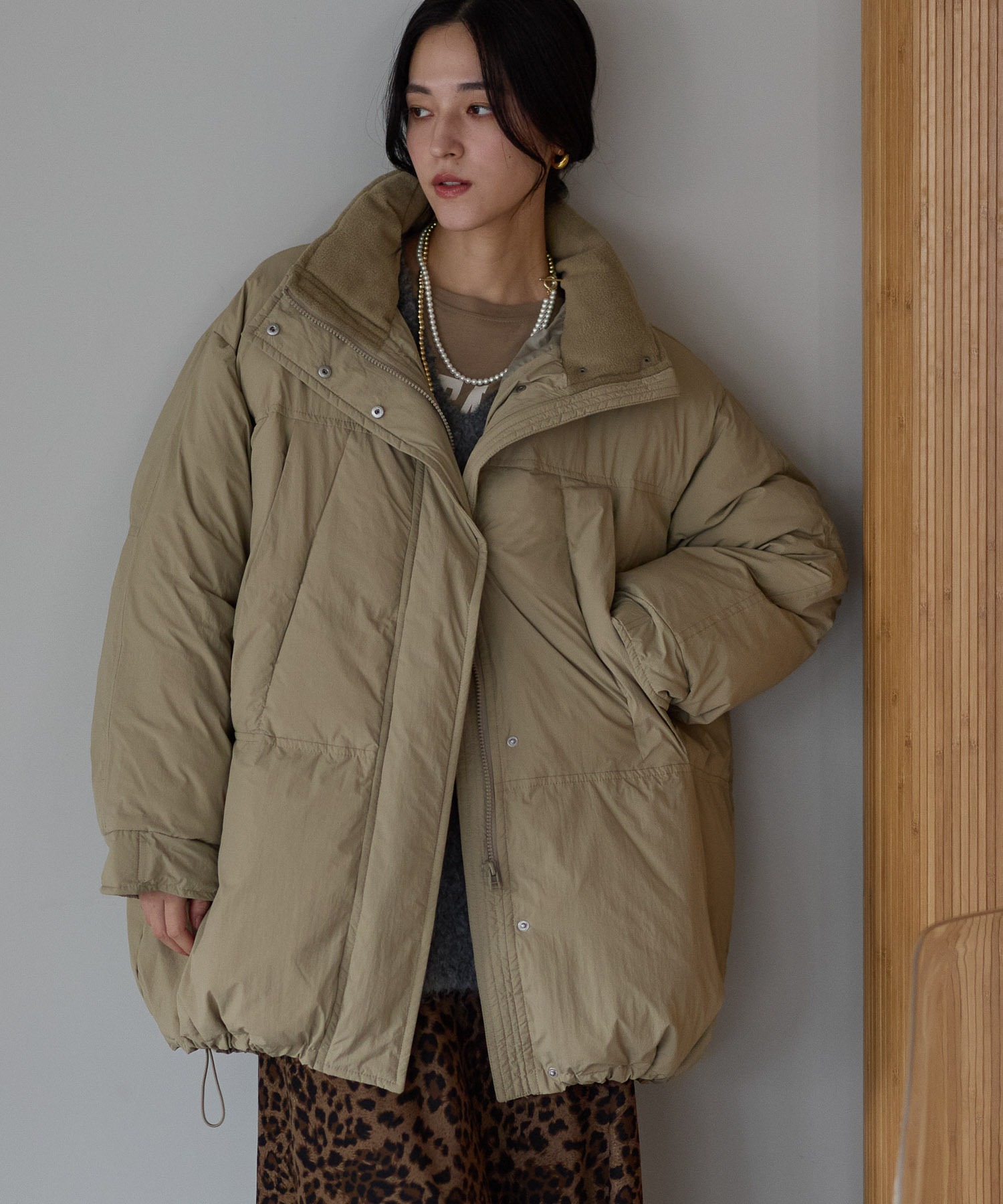 model：161cm 着用サイズ：FREE