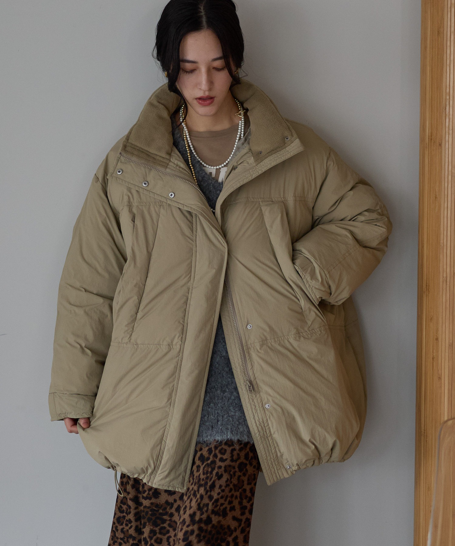 model：161cm 着用サイズ：FREE
