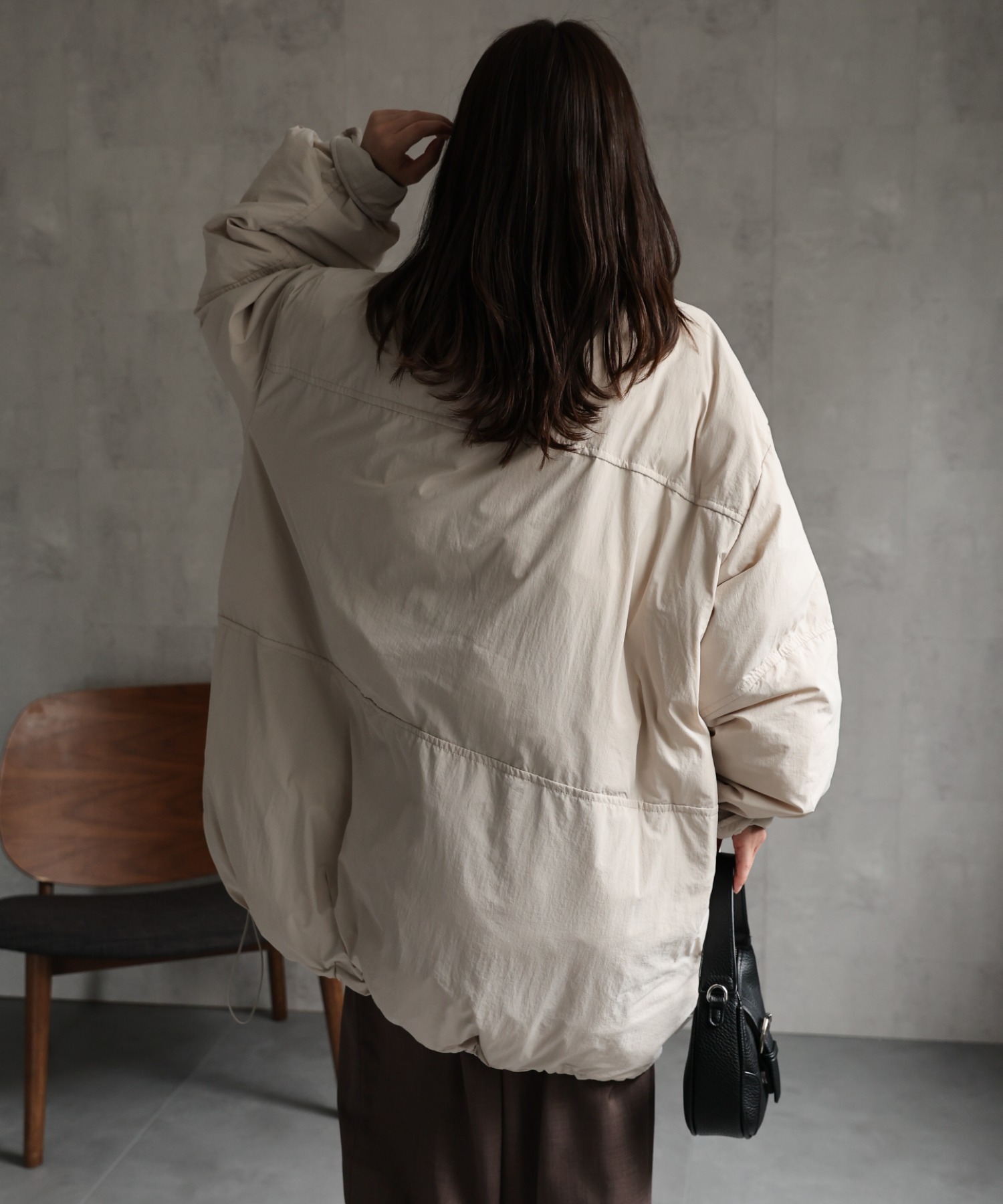 model：156cm 着用サイズ：FREE