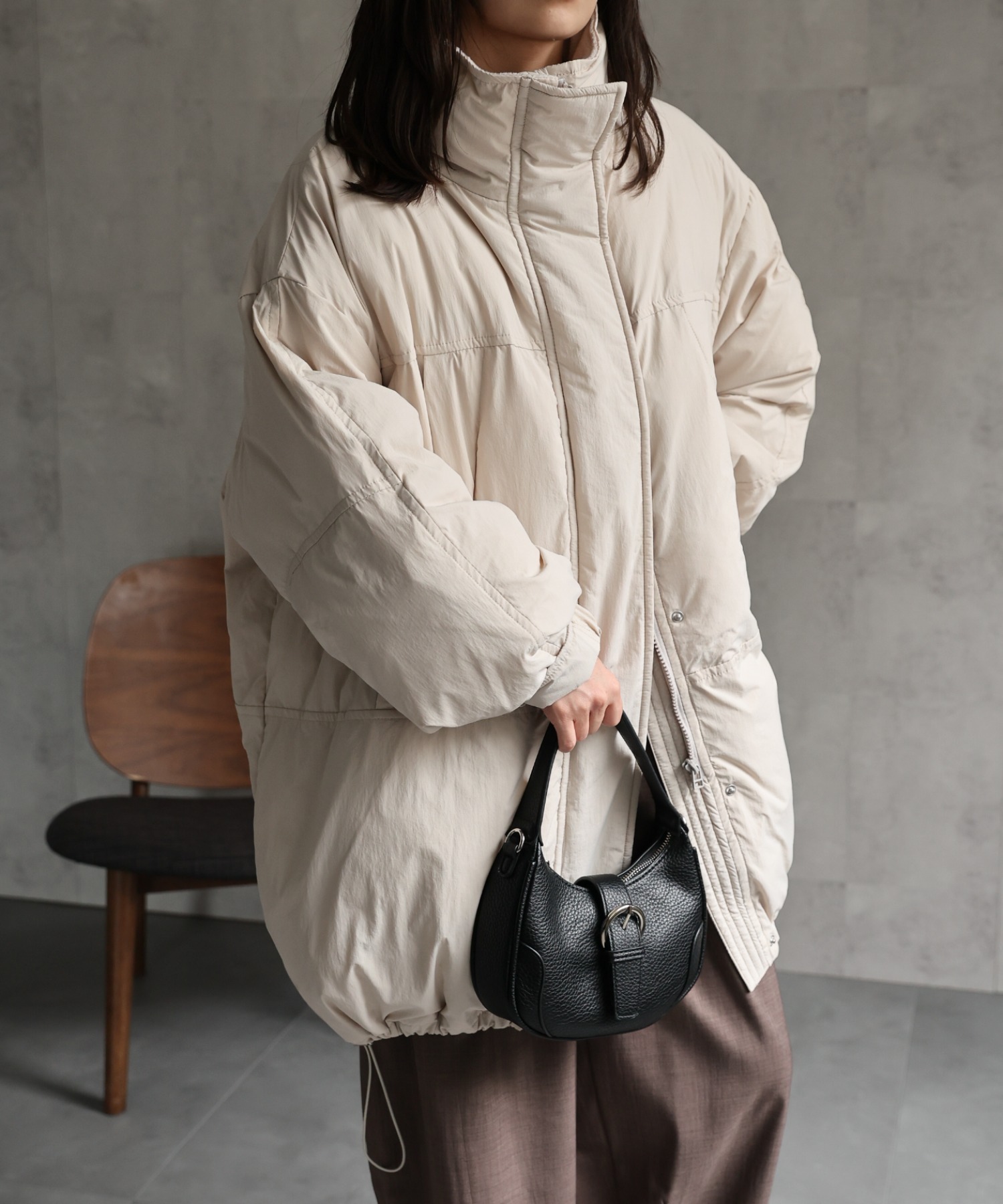 model：156cm 着用サイズ：FREE