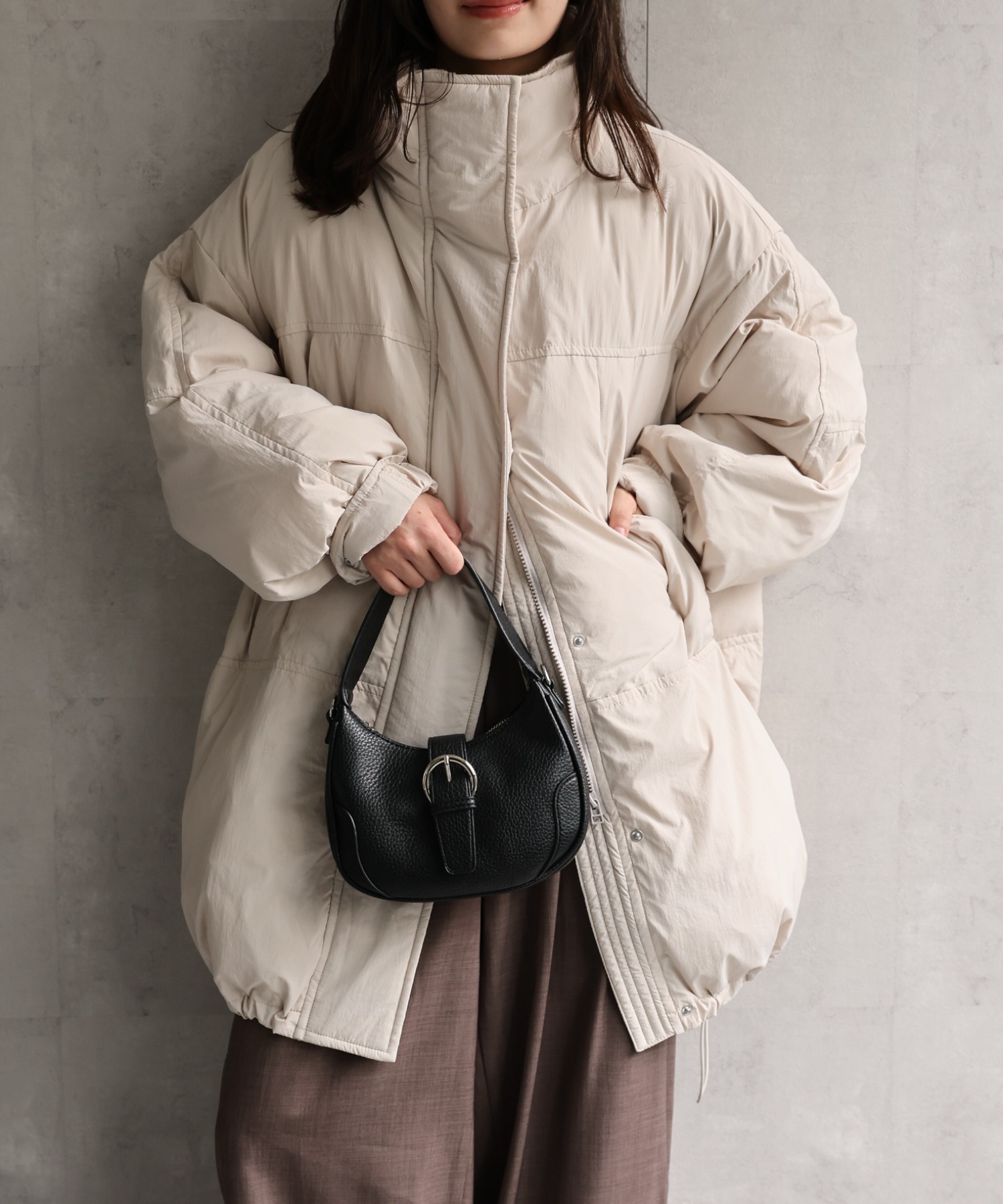 model：156cm 着用サイズ：FREE