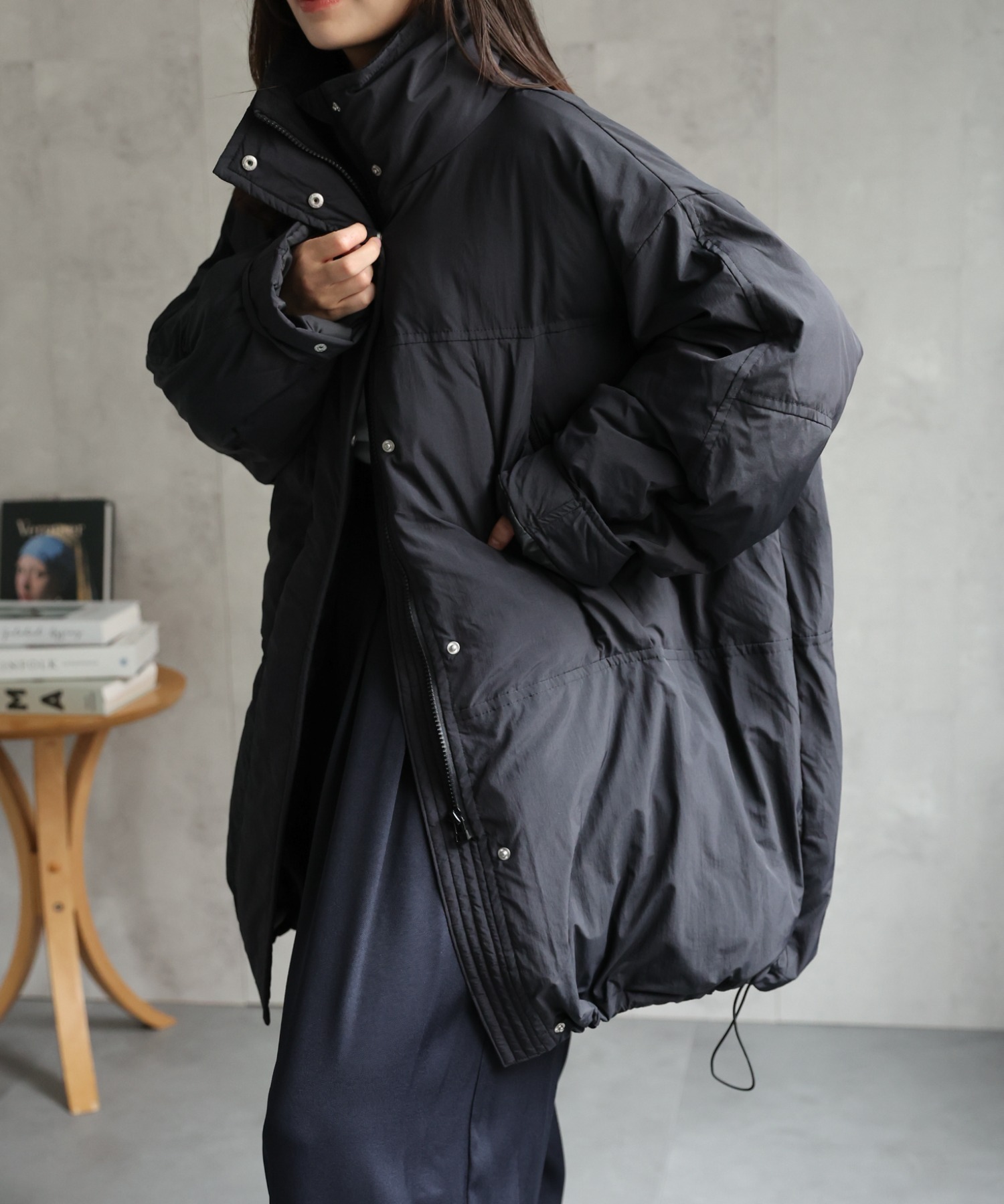 model：156cm 着用サイズ：FREE