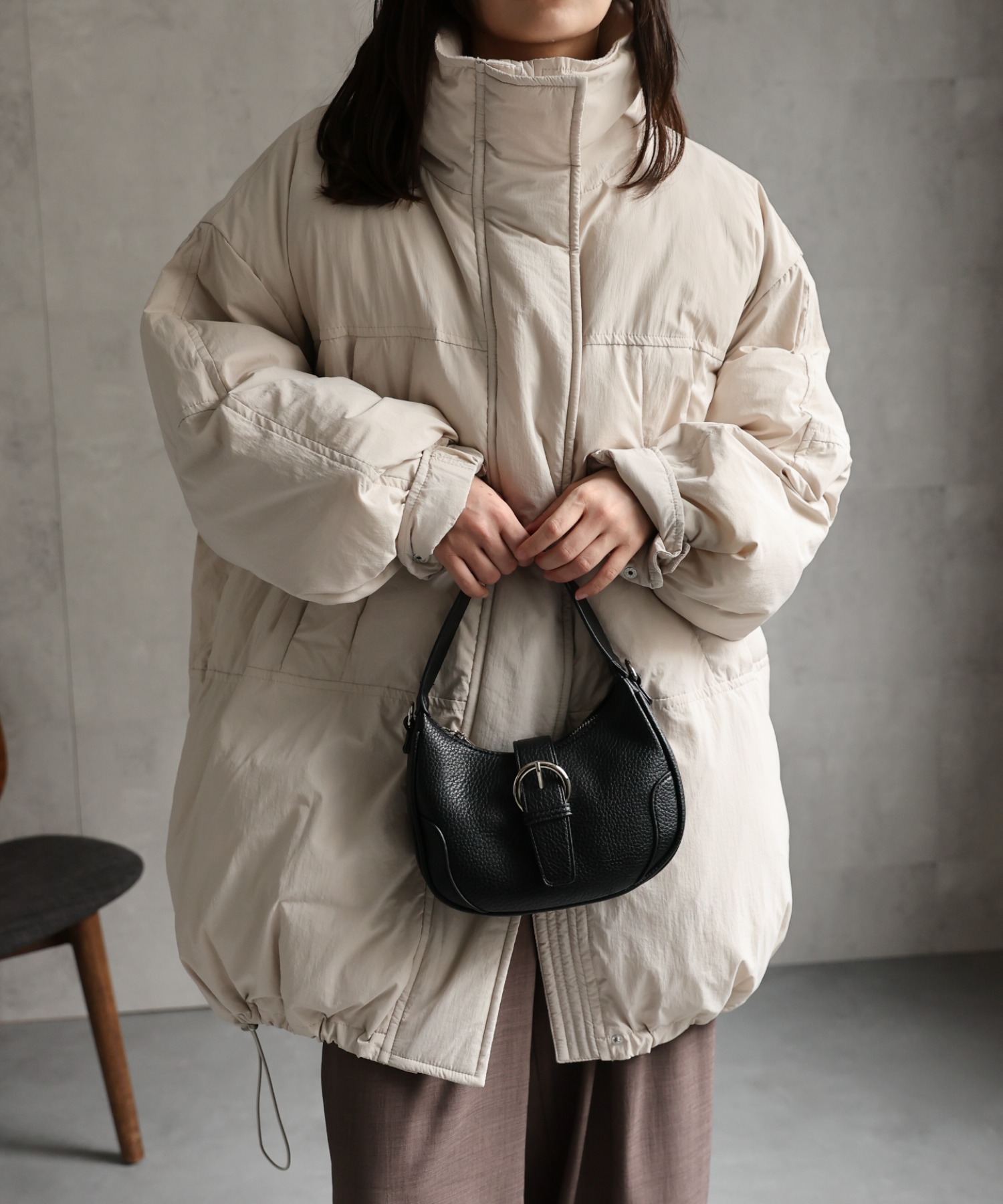 model：156cm 着用サイズ：FREE