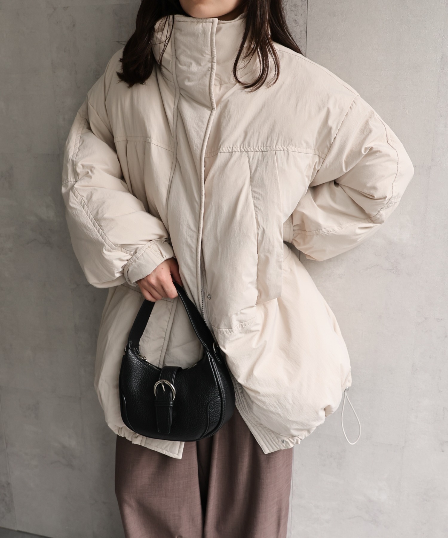 model：156cm 着用サイズ：FREE