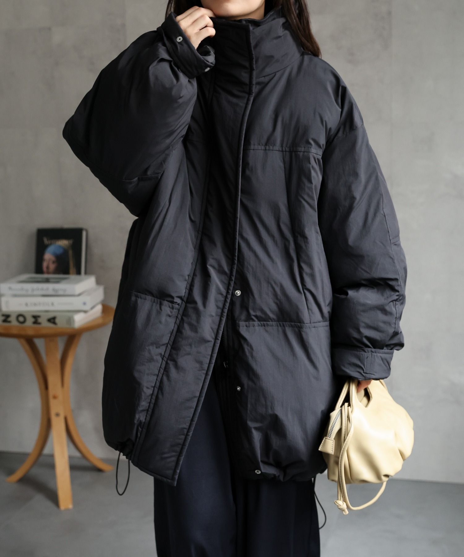 model：156cm 着用サイズ：FREE