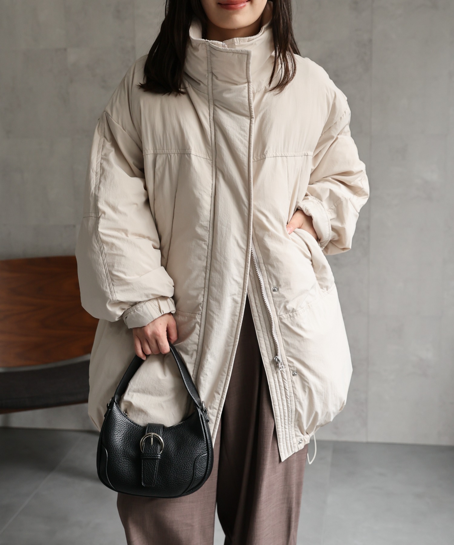 model：156cm 着用サイズ：FREE