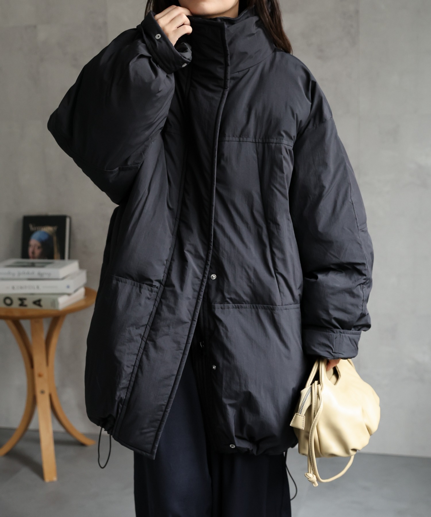 model：156cm 着用サイズ：FREE