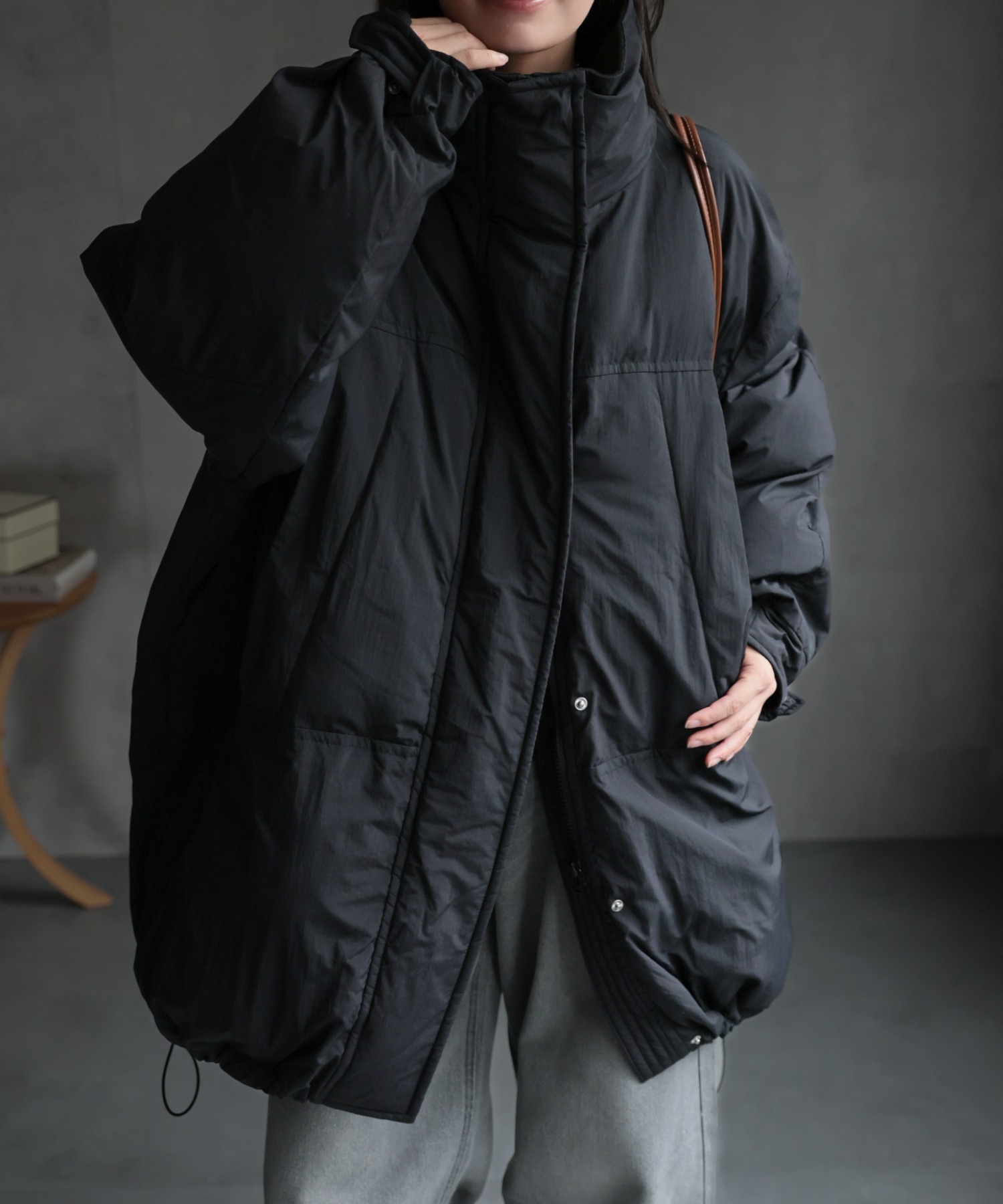 model：156cm 着用サイズ：FREE