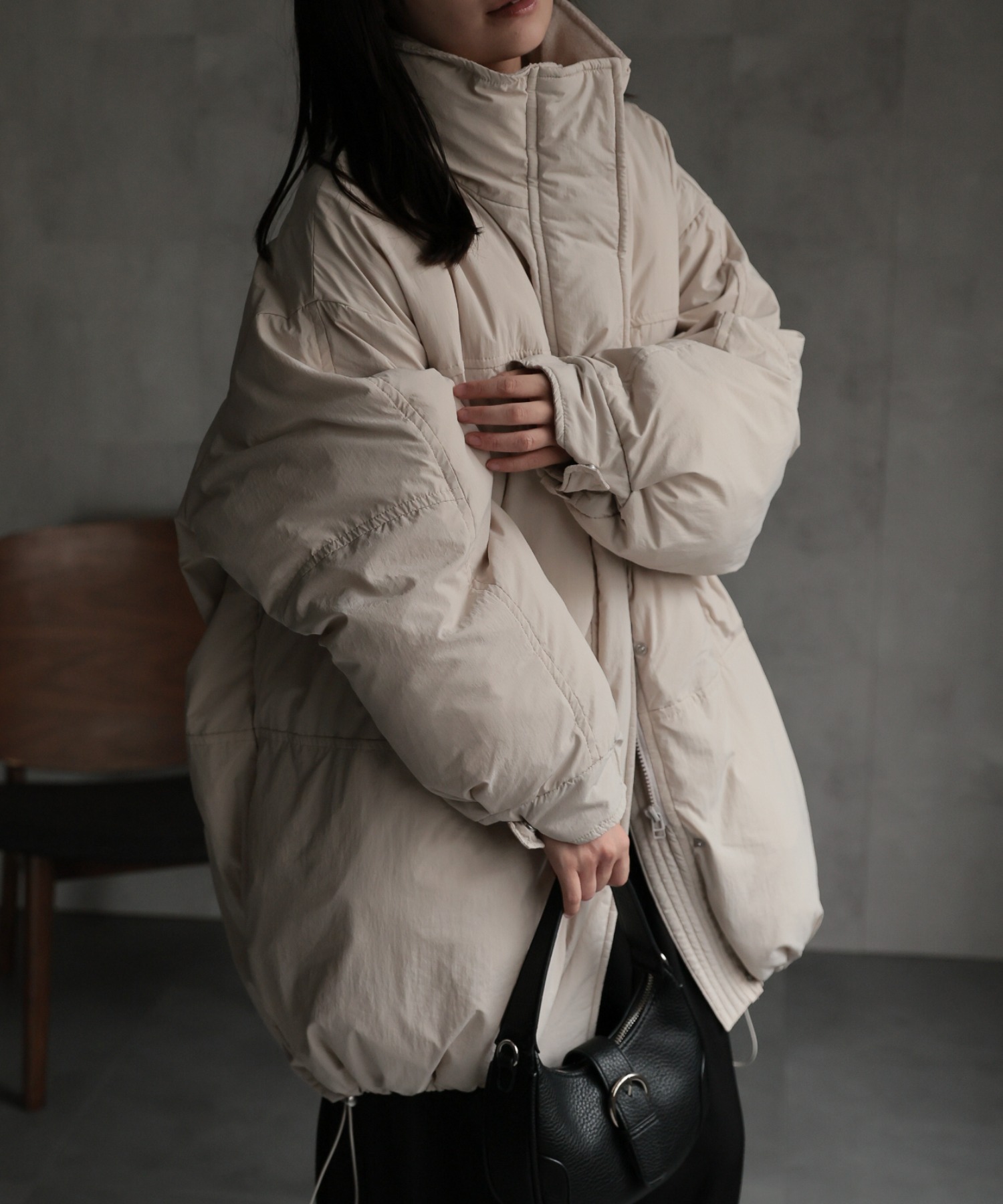 model：156cm 着用サイズ：FREE