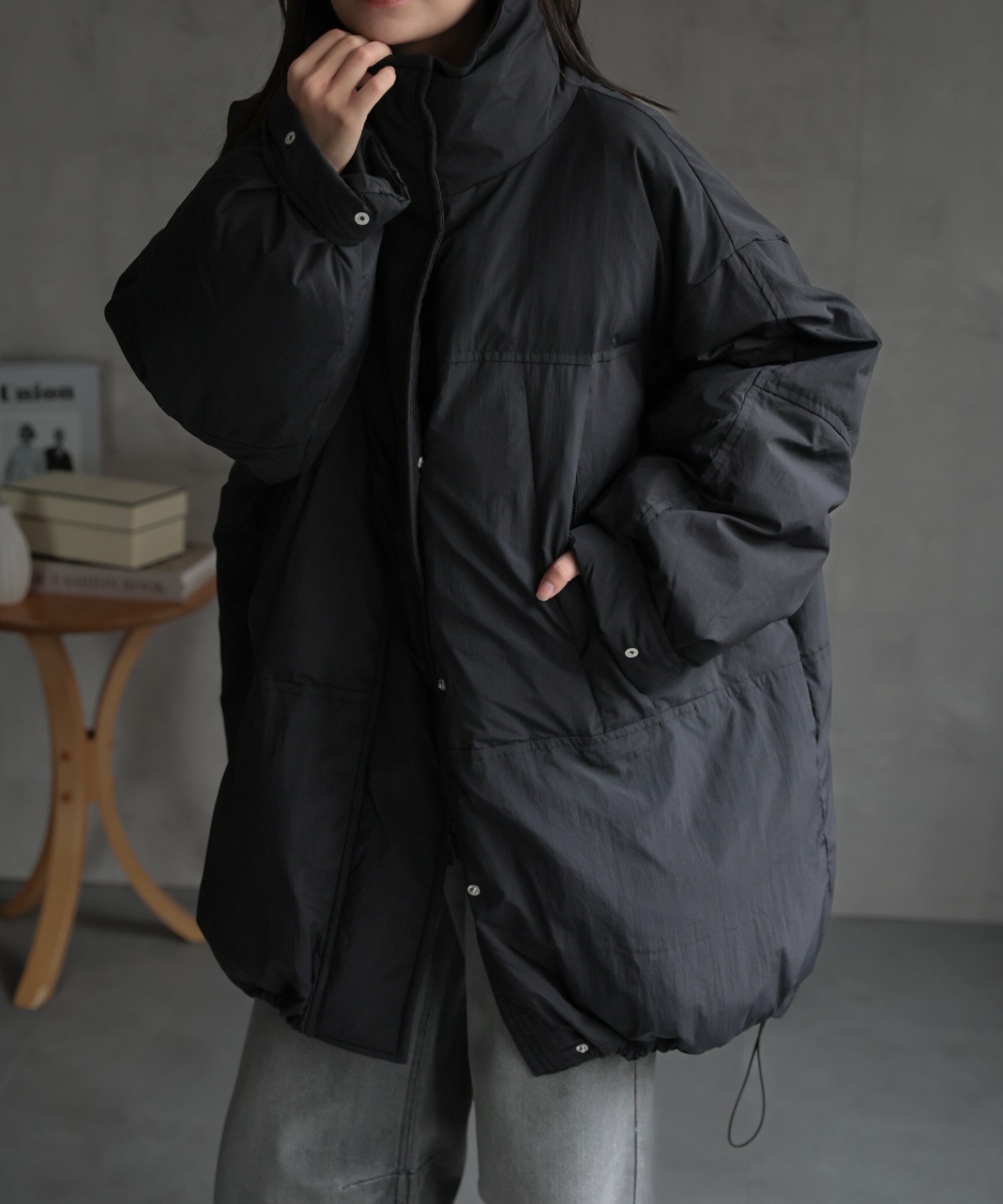 model：156cm 着用サイズ：FREE