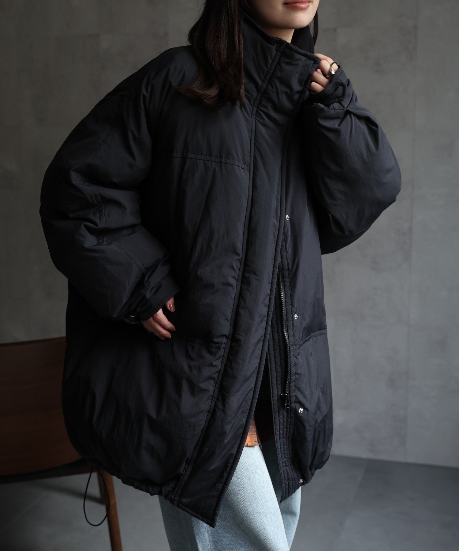 model：156cm 着用サイズ：FREE