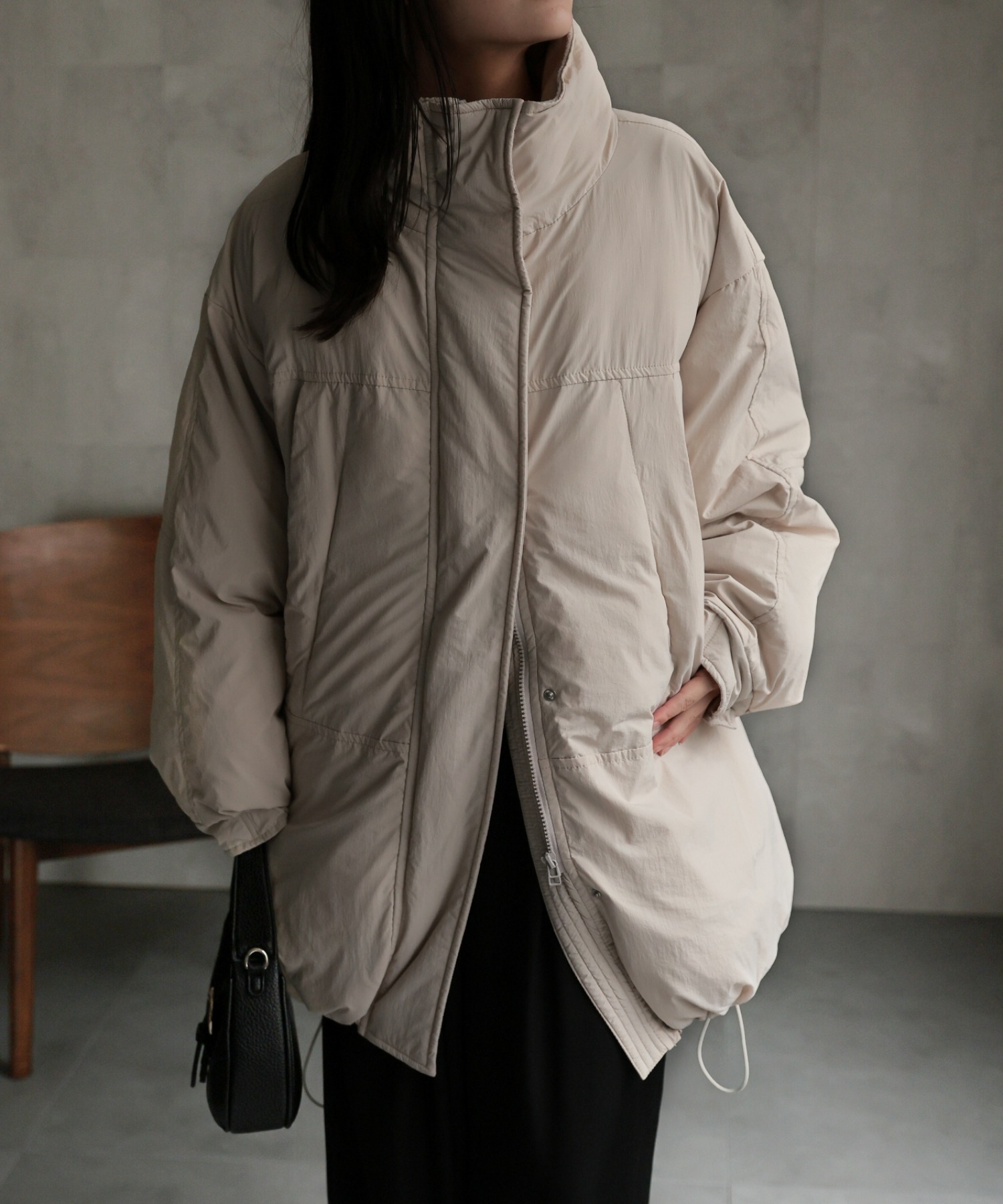 model：156cm 着用サイズ：FREE