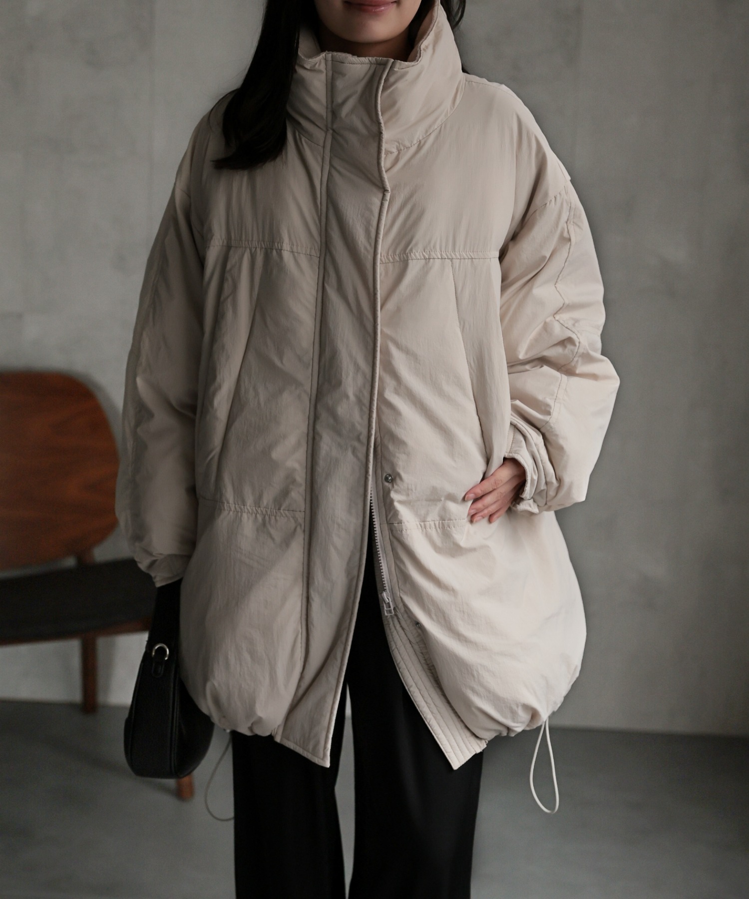 model：156cm 着用サイズ：FREE