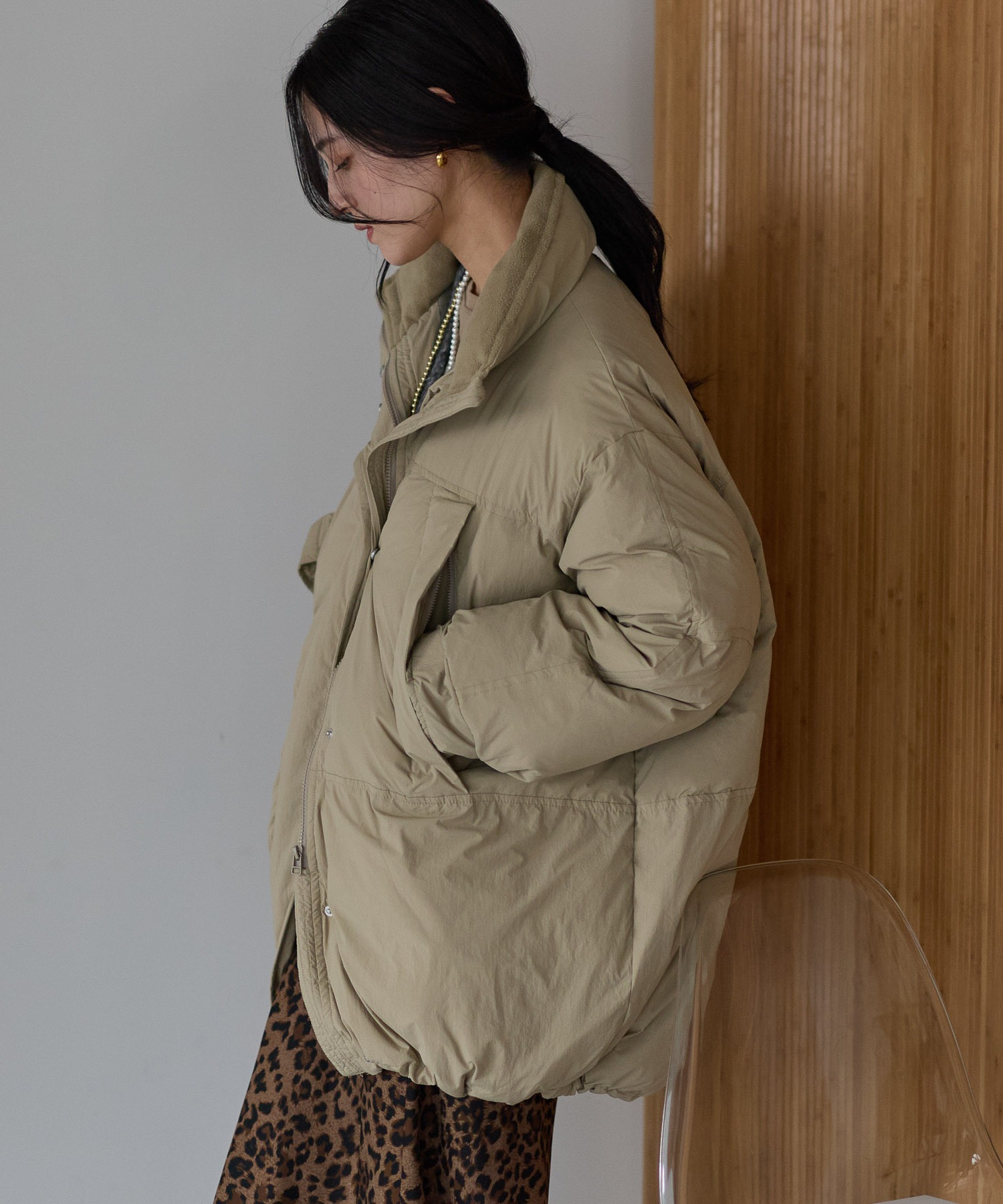 model：161cm 着用サイズ：FREE