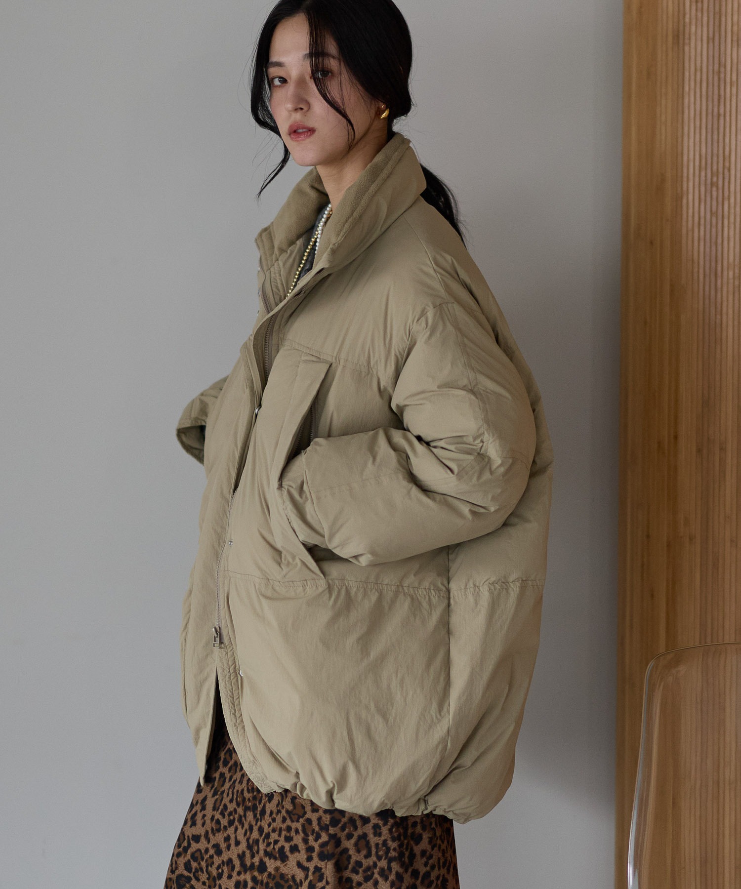 model：161cm 着用サイズ：FREE