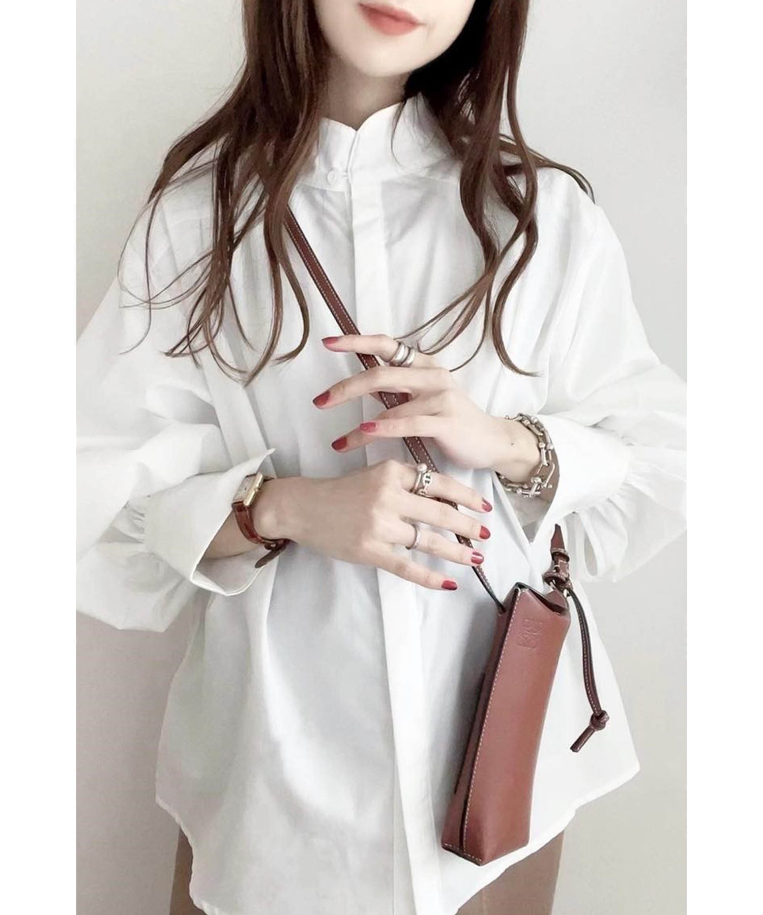 model：H156 着用サイズ：FREE