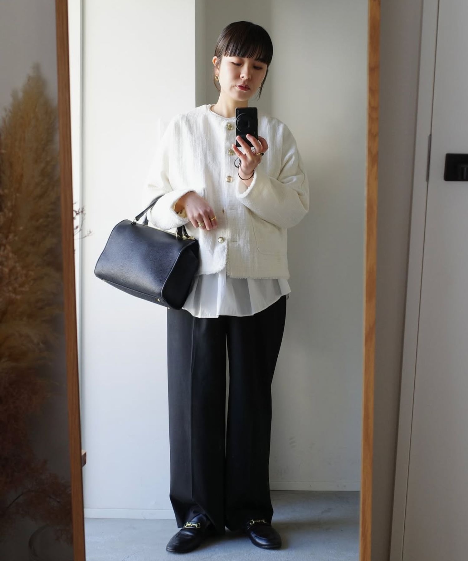 model：H158 着用サイズ：FREE