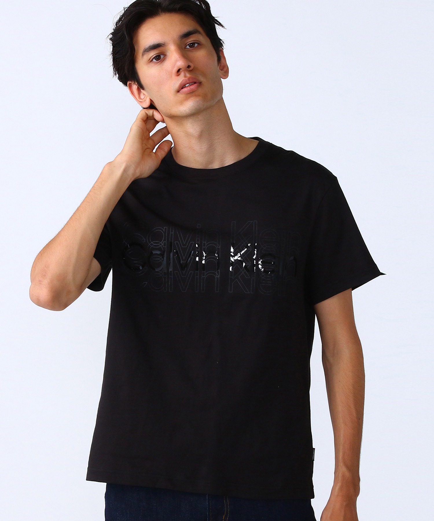 半額 日本未発売 Calvin Kleinマルチロゴ Tシャツ noblelinaje.com noblelinaje.com