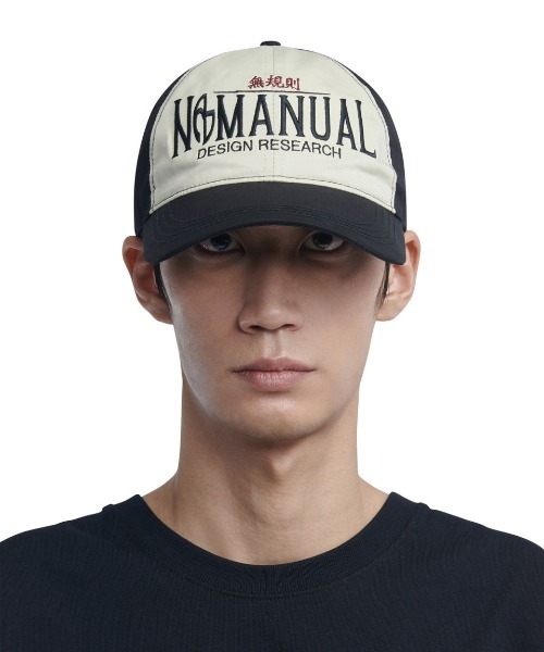 限定値下げ！NOOM×Licomacrameトライバル ヴィンテージ キャップ A'GEM/9 × .kom 『NOMANUAL/ノーマニュアル』 2C TRUCKER BALL CAP/2C