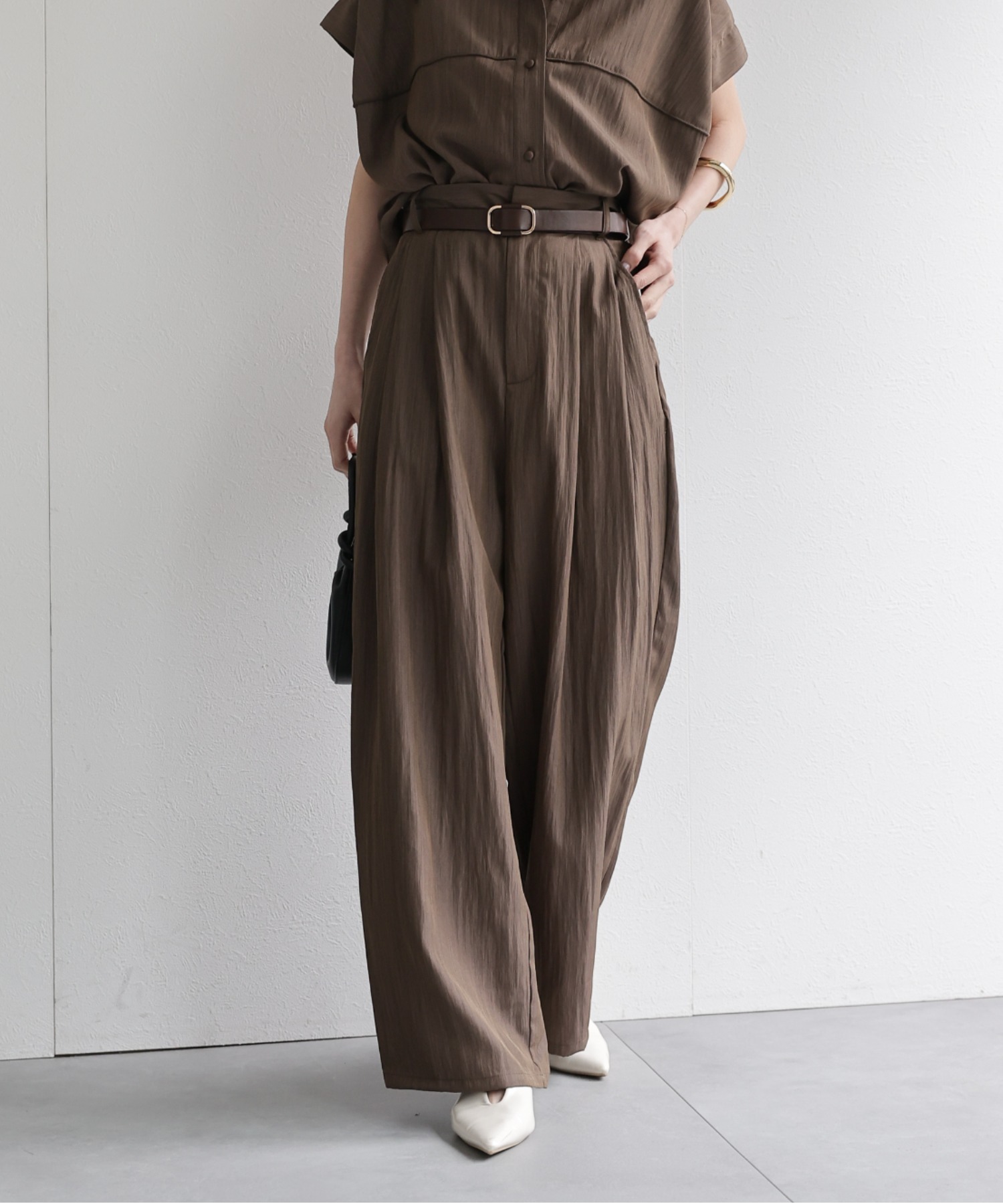 model：162cm 着用サイズ：F