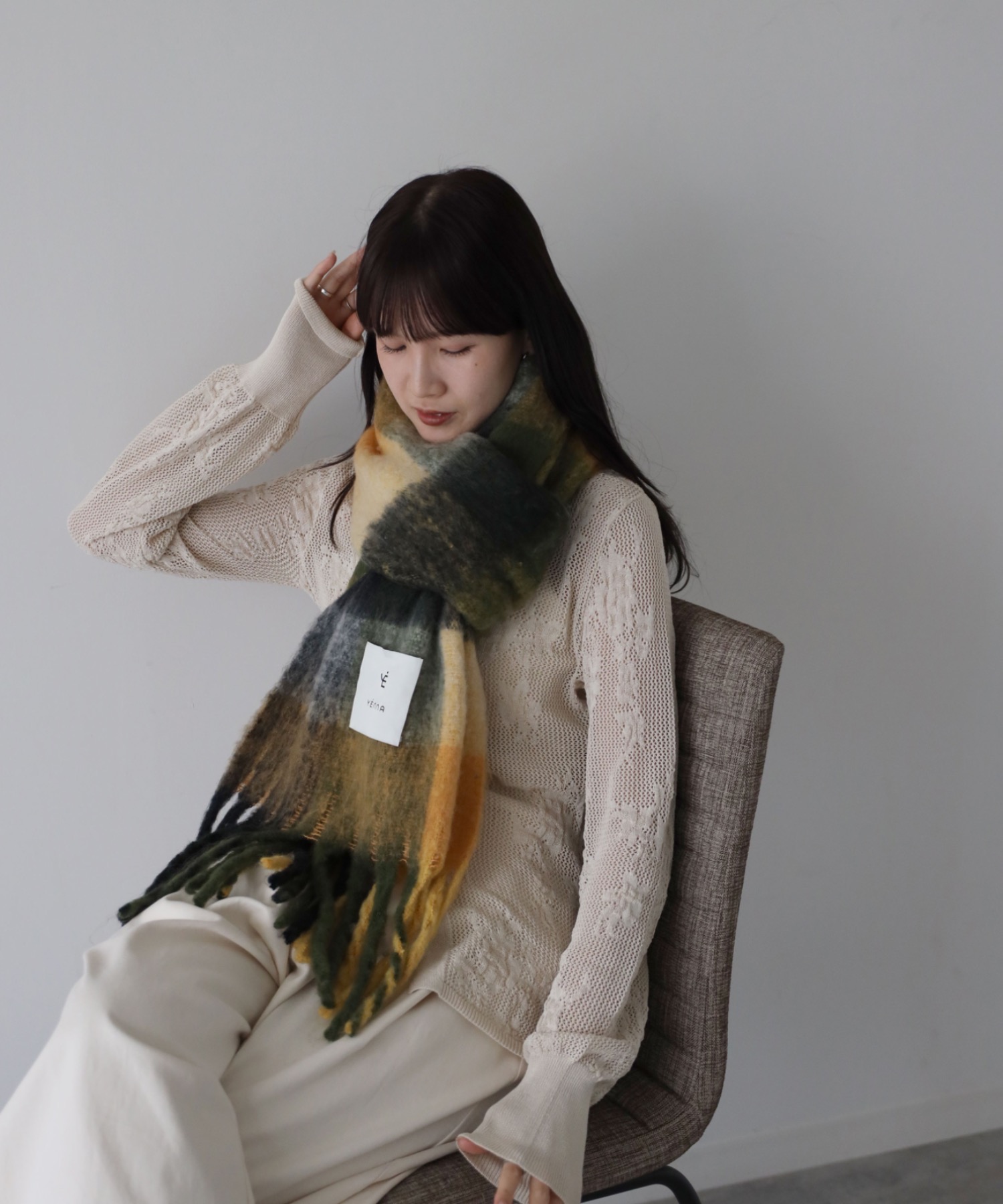 model：164cm. 着用サイズ：FREE