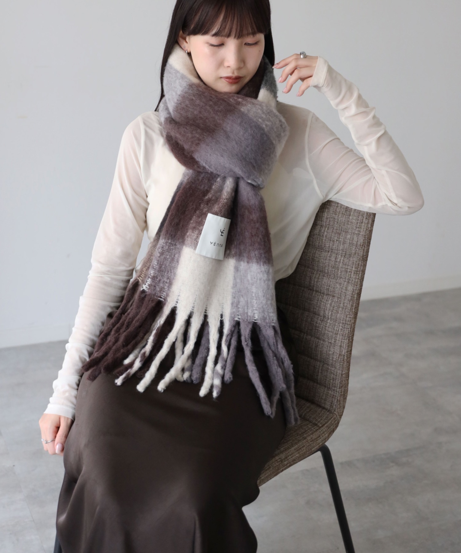 model：164cm. 着用サイズ：FREE