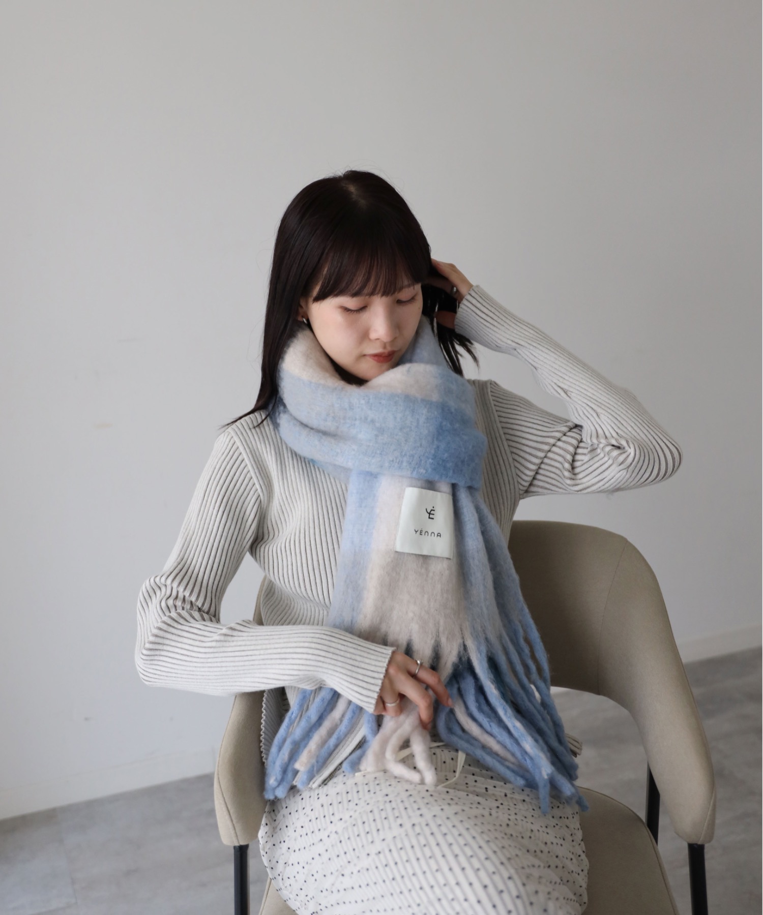 model：164cm. 着用サイズ：FREE