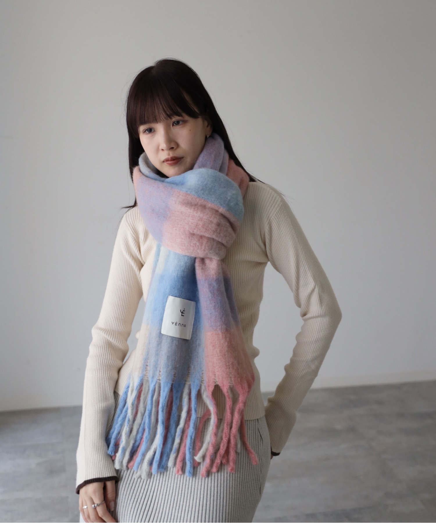 model：164cm. 着用サイズ：FREE