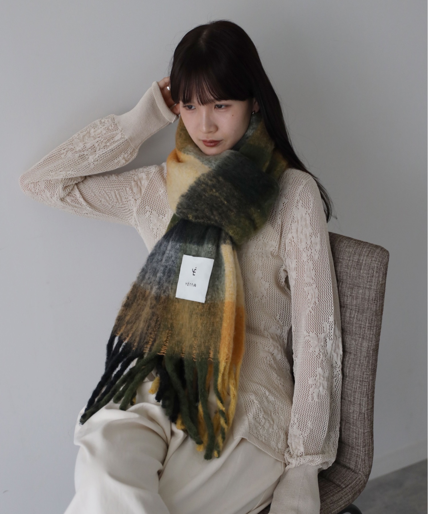 model：164cm. 着用サイズ：FREE