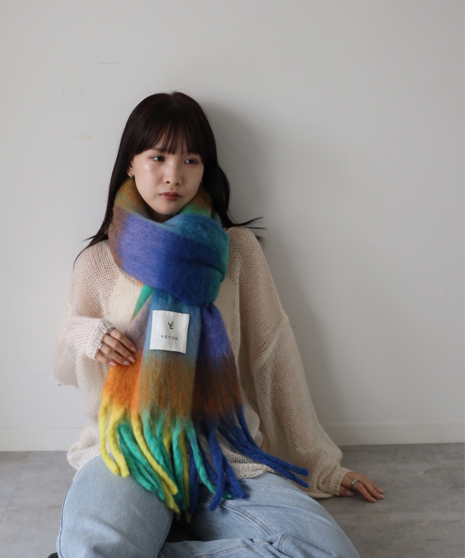 model：164cm. 着用サイズ：FREE
