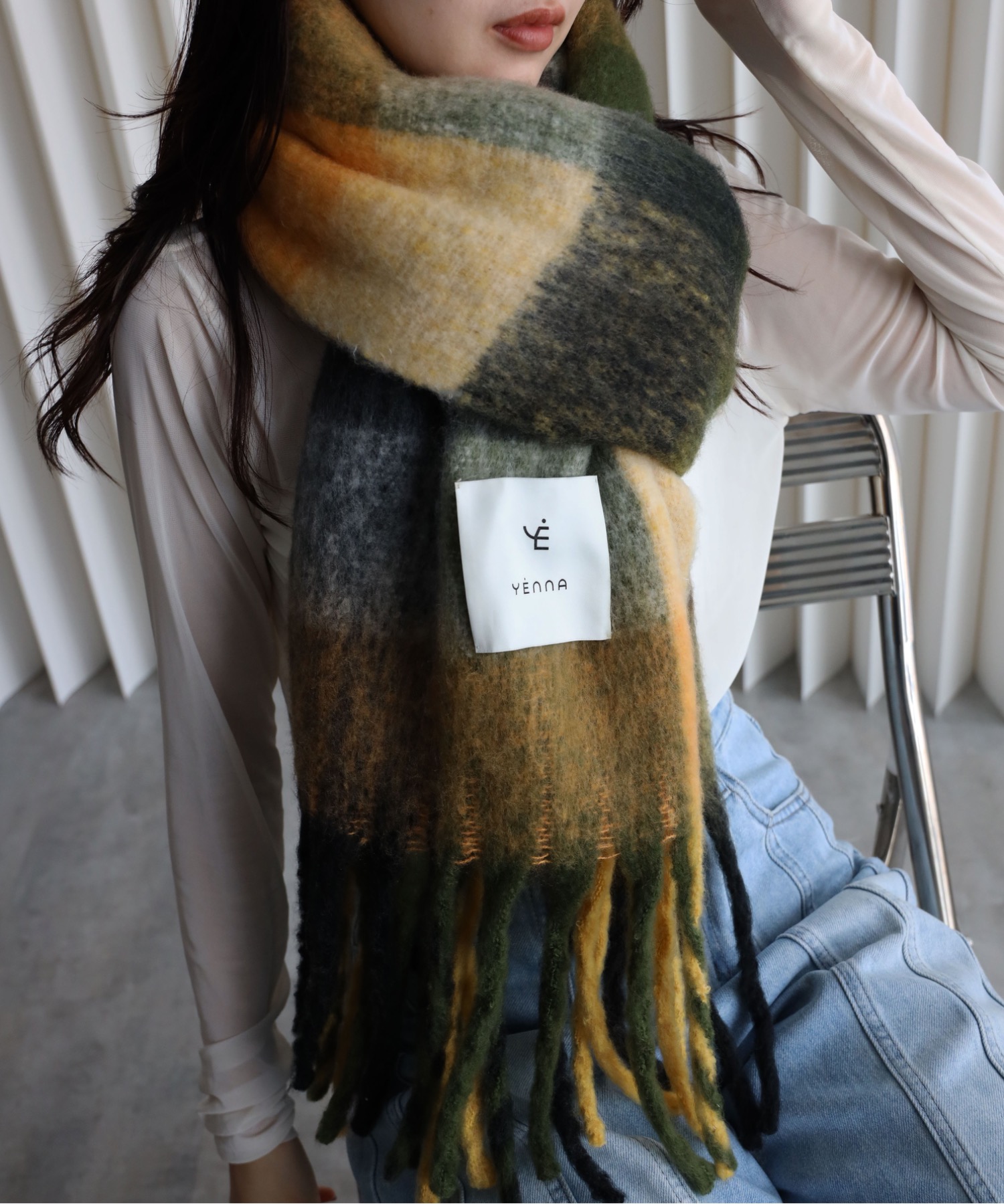 model：164cm. 着用サイズ：FREE